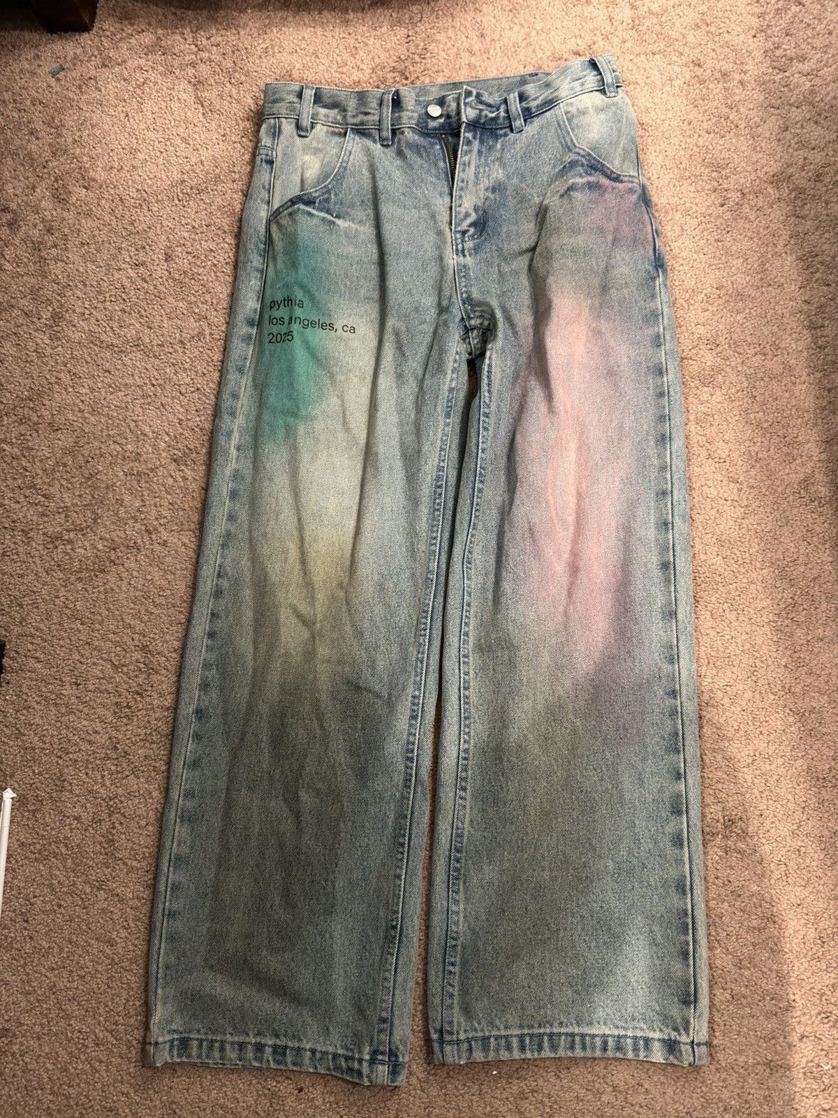 Pythia Pythia Pastel Baggy Denim Size US 30 / EU 46 - 1 Thumbnail