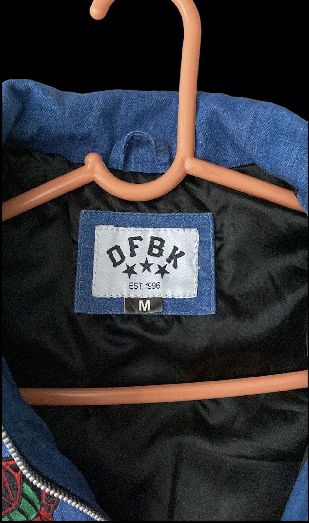 Japanese Brand × Vintage vintage denim patch jacket defend brooklyn Size US M / EU 48-50 / 2 - 3 Thumbnail