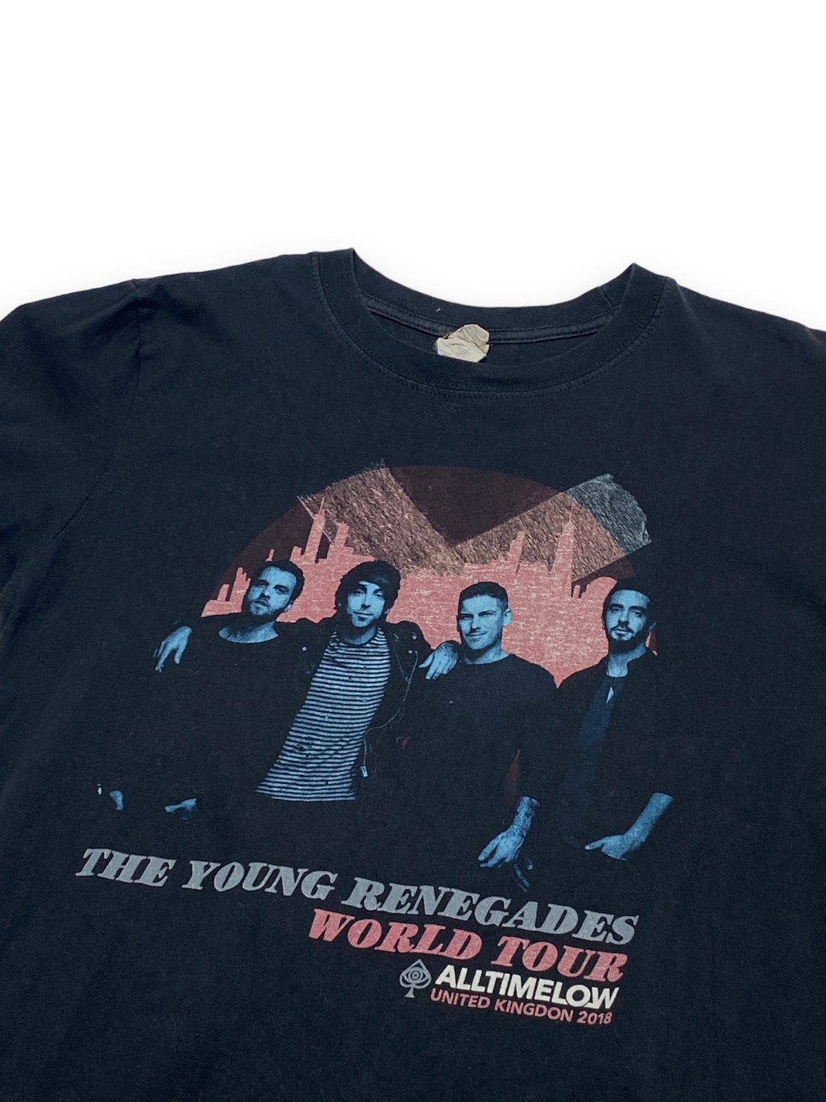 Band Tees 2018 Vintage THE YOUNG RENEGADES Black Big Logo Tee Size US S / EU 44-46 / 1 - 2 Thumbnail