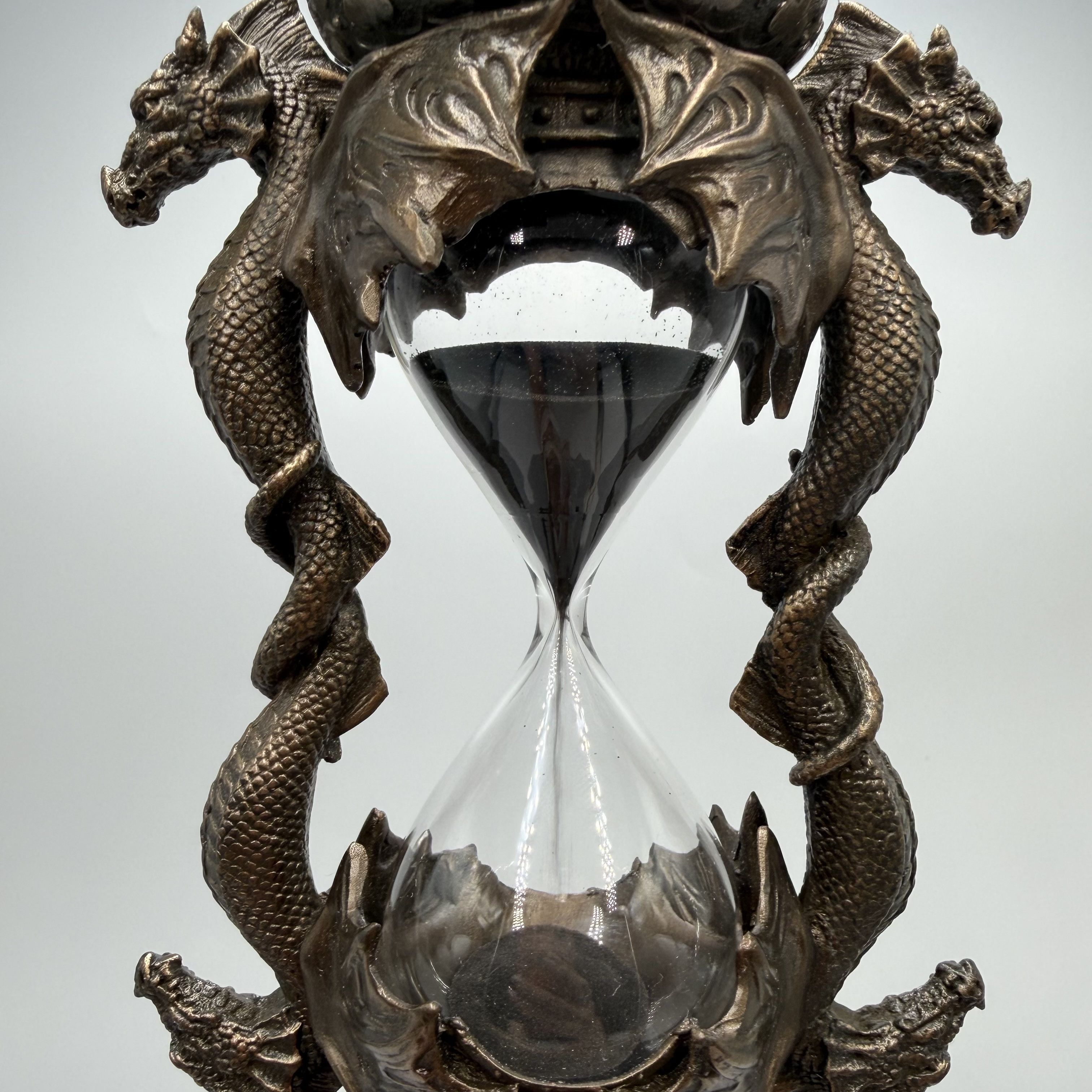 Other Dragon Hourglass Bronze Finish Polystone Sand Timer Size ONE SIZE - 6 Thumbnail