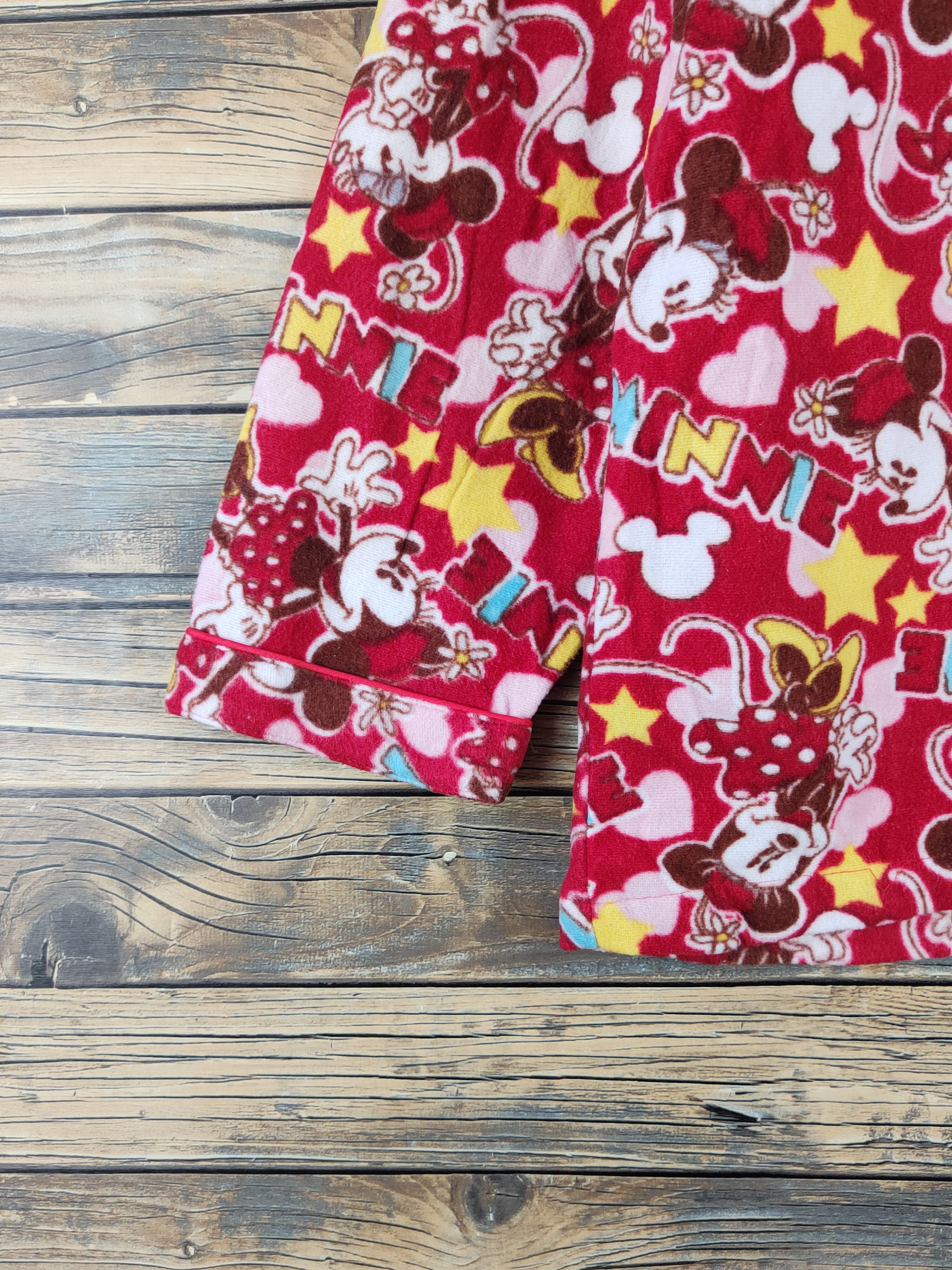 Disney × Vintage DL Disney Red Minnie Mouse Wool Pyjamas #009 Size M / US 6-8 / IT 42-44 - 4 Thumbnail