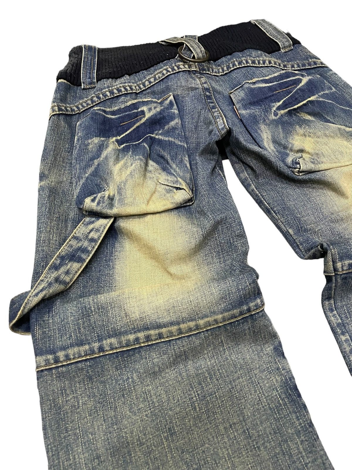 If Six Was Nine × Le Grande Bleu (L.G.B.) G.O.A LGB Junyawatanabe Style Tornado Carpenter Mud Jeans Size US 30 / EU 46 - 16 Thumbnail