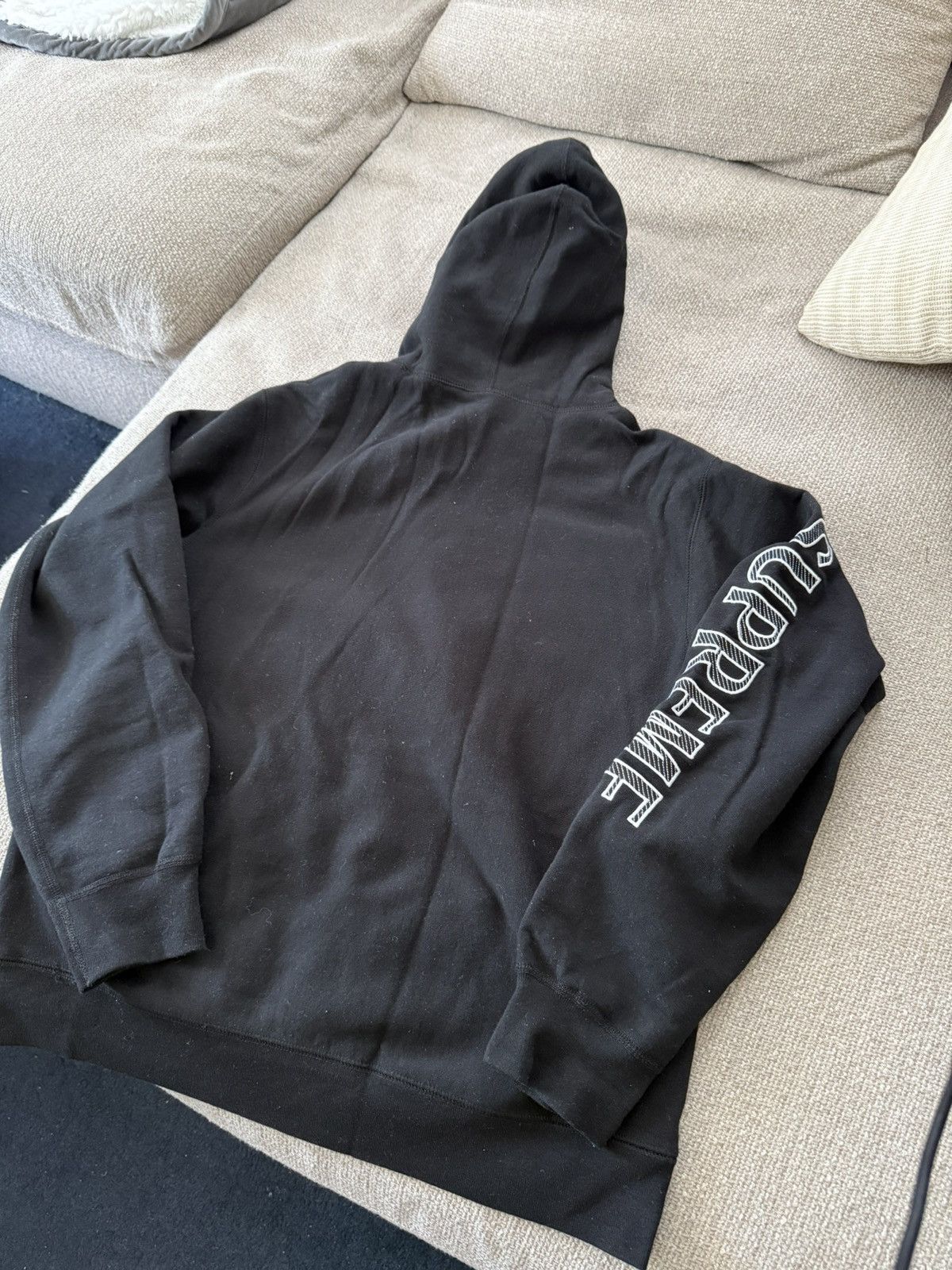 Supreme Sleeve Embroidered Hoodie Size US M / EU 48-50 / 2 - 2 Thumbnail