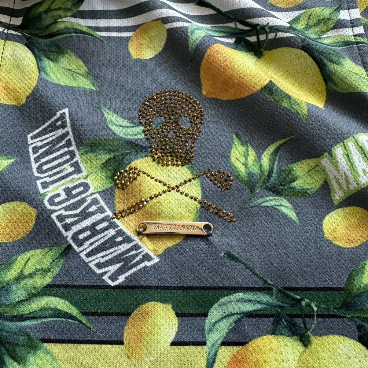 Other Mark & Lona Lemon Pattern Golf Polo Shirt Size L / US 10 / IT 46 - 4 Thumbnail