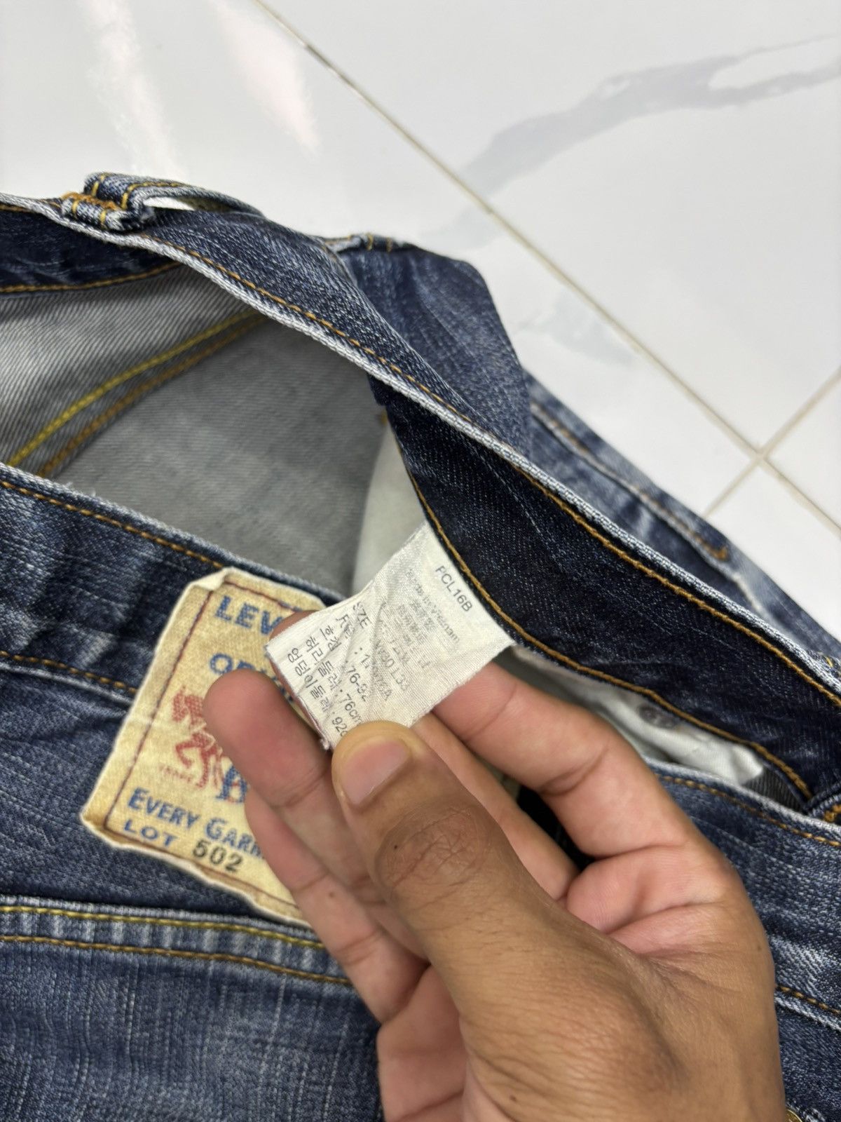 Levi's Levis 502 Reproduction Denim Jeans Size US 30 / EU 46 - 12 Thumbnail