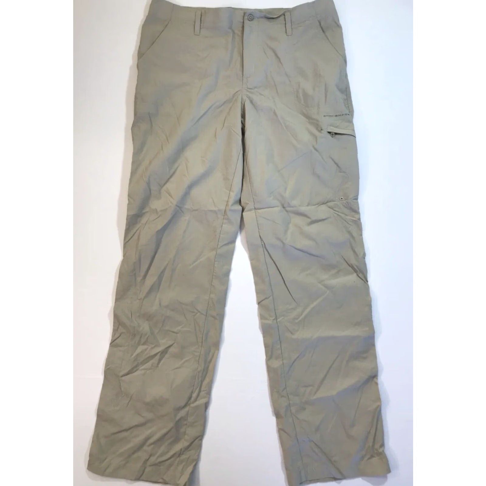 Vintage Columbia Pants Khaki Womens Sz 32x32 10 PFG Omni-Shade Hiking Camping Fishing Straight Leg Beige/Beige (Columbia) Size 24" / US 00 / IT 34 - 2 Thumbnail