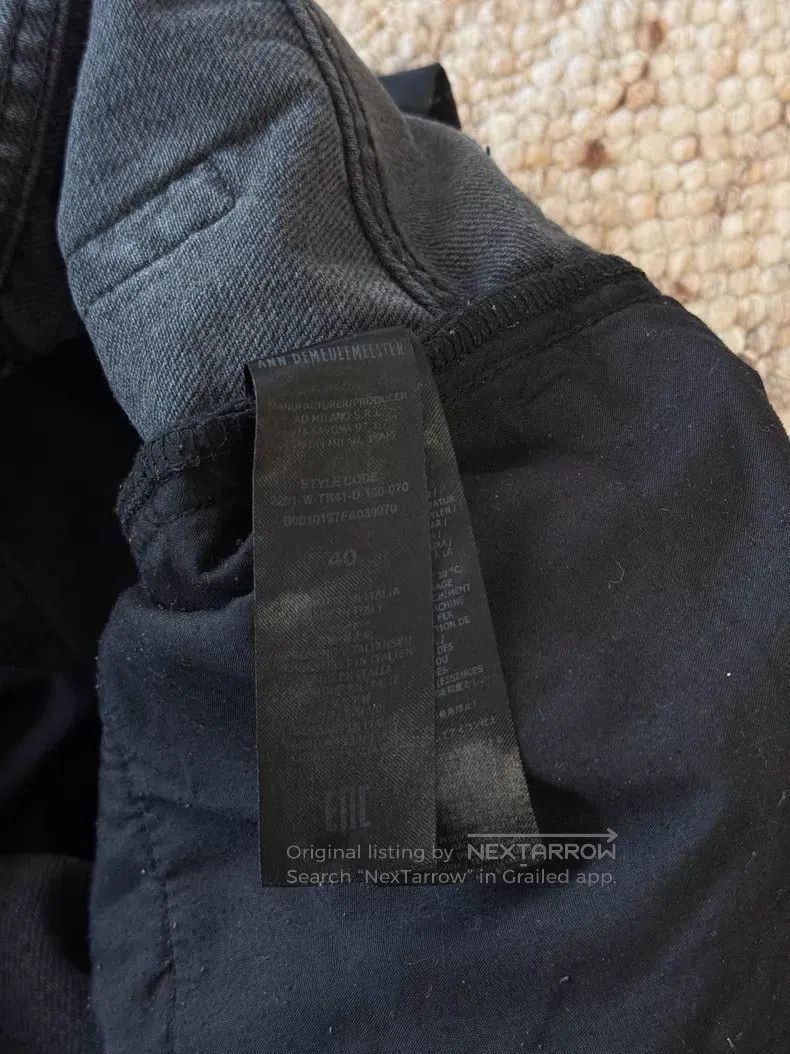 Ann Demeulemeester Ann Demeulemeester Loose Straight Fit Denim Trousers with Size 26" / US 2 / IT 38 - 4 Thumbnail