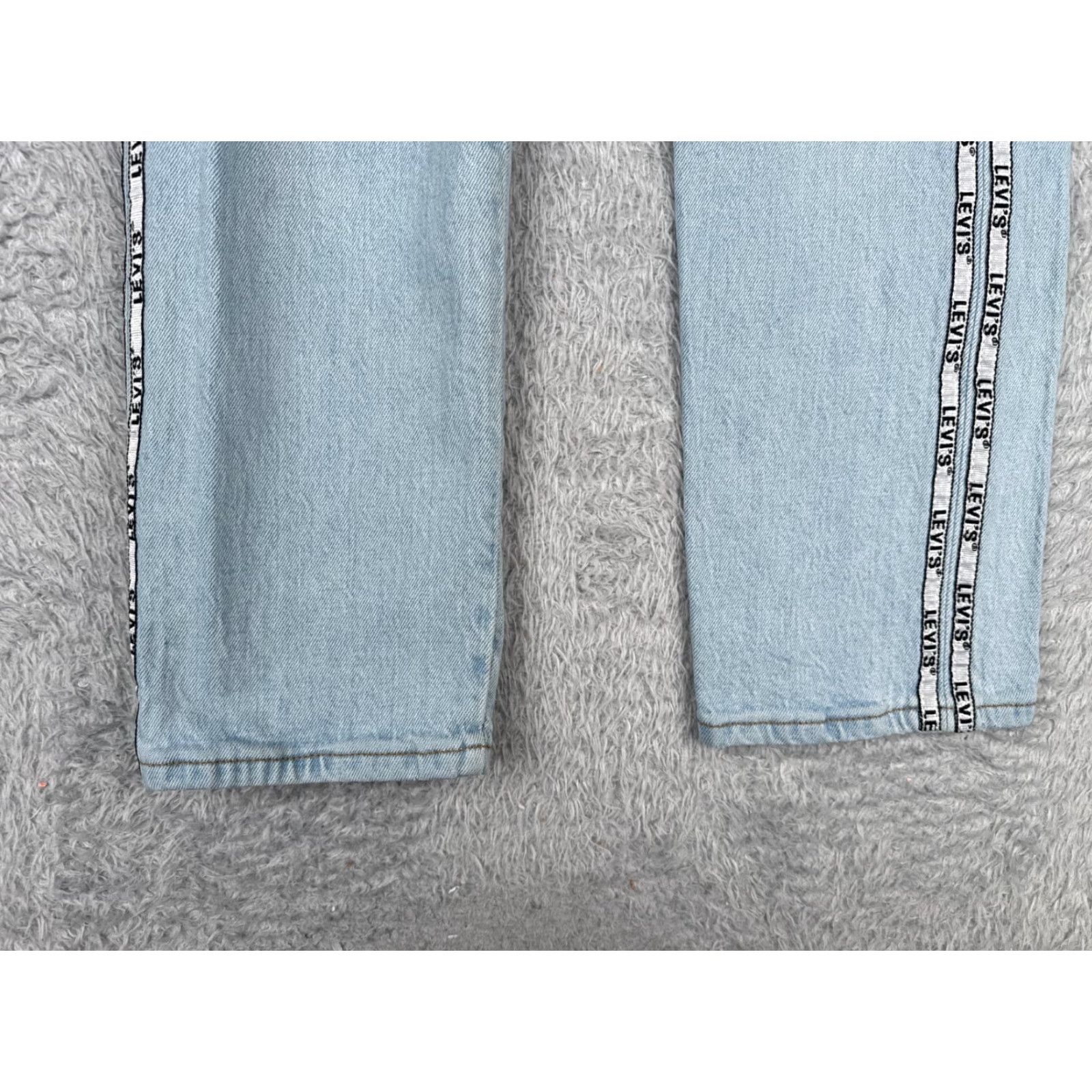 Levi's Levi's Jeans Womens 24 Blue Denim 501 Original Cropped Premium Big E 24x25 Size 42" / US 20 - 2 Thumbnail