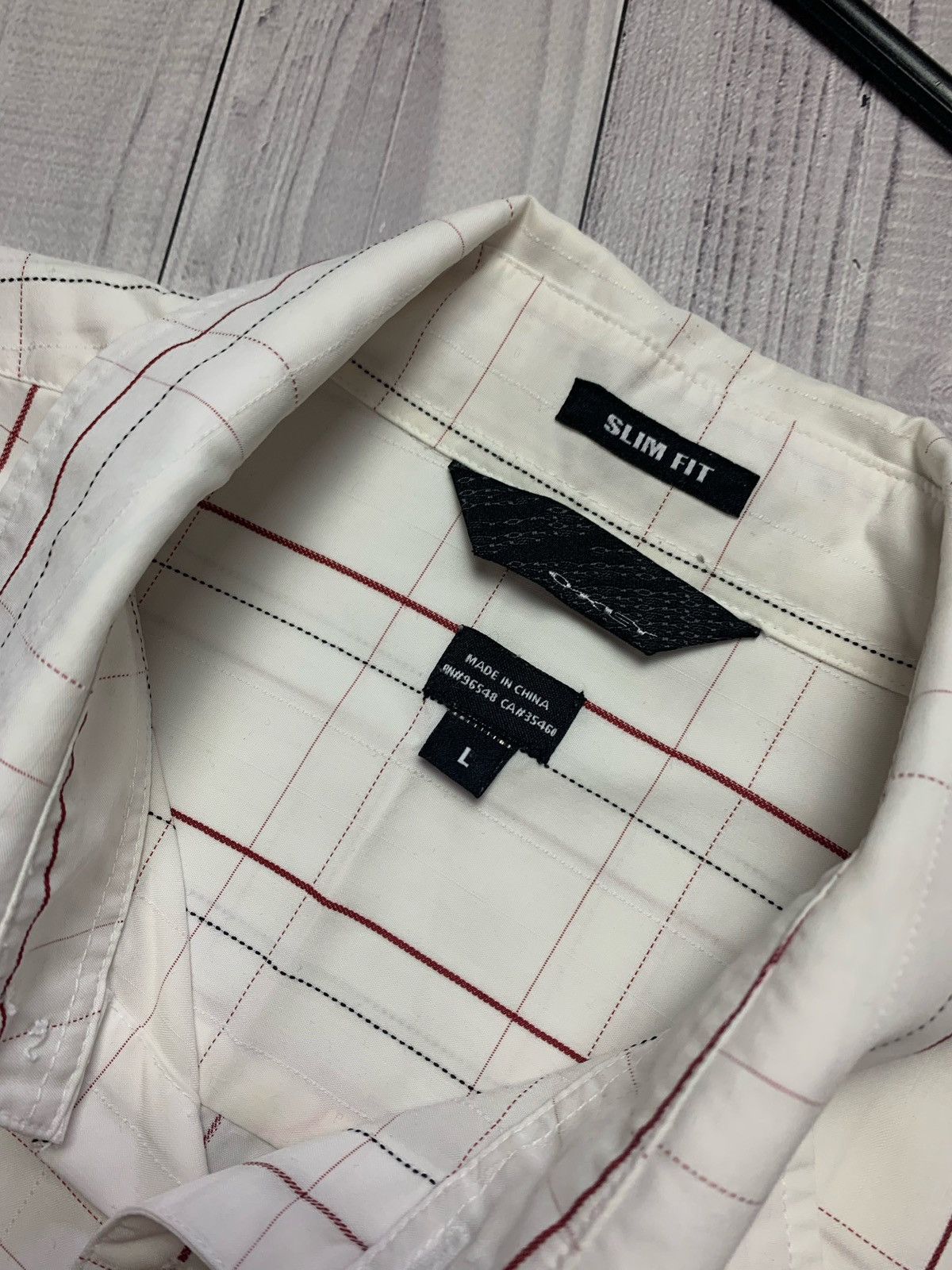 Vintage Oakley shirt button up plaid Size L Size US L / EU 52-54 / 3 - 4 Thumbnail