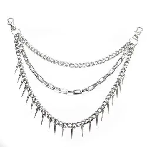 Other Unisex Layered Pants Chain Punk Accessories Size ONE SIZE - 4 Thumbnail