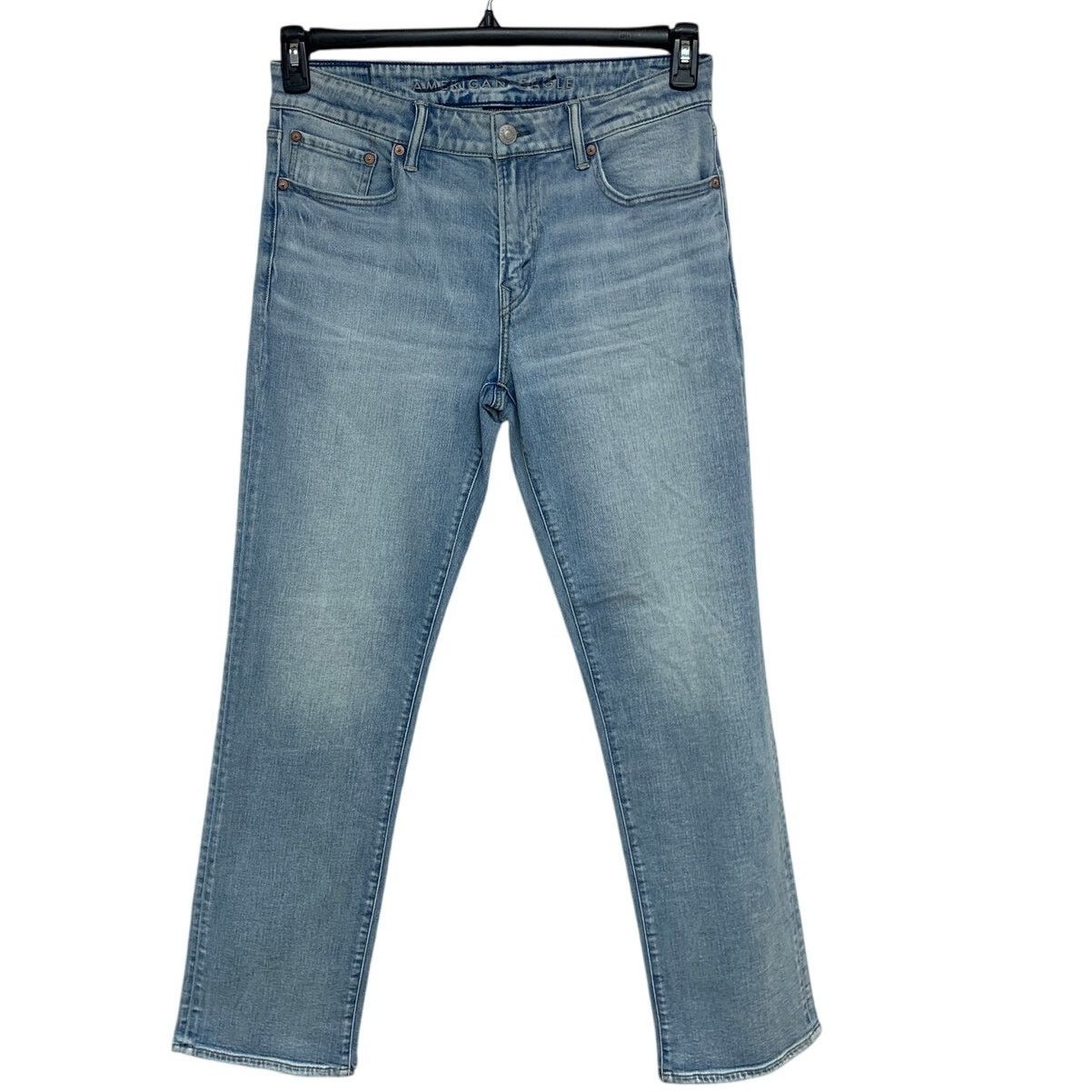 American Eagle Outfitters New American Eagle Mens 32 X 34 Boot Cut Denim Blue Jeans Size US 32 / EU 48 - 1 Thumbnail
