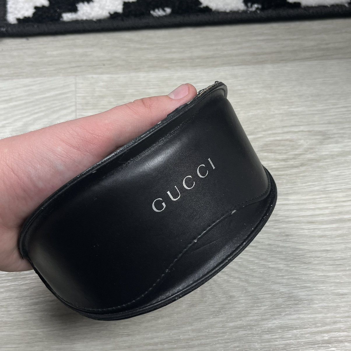 Gucci VINTAGE GUCCI MASK / SHIELD SUNGLASSES WITH LOGO UNISEX Size ONE SIZE - 9 Thumbnail