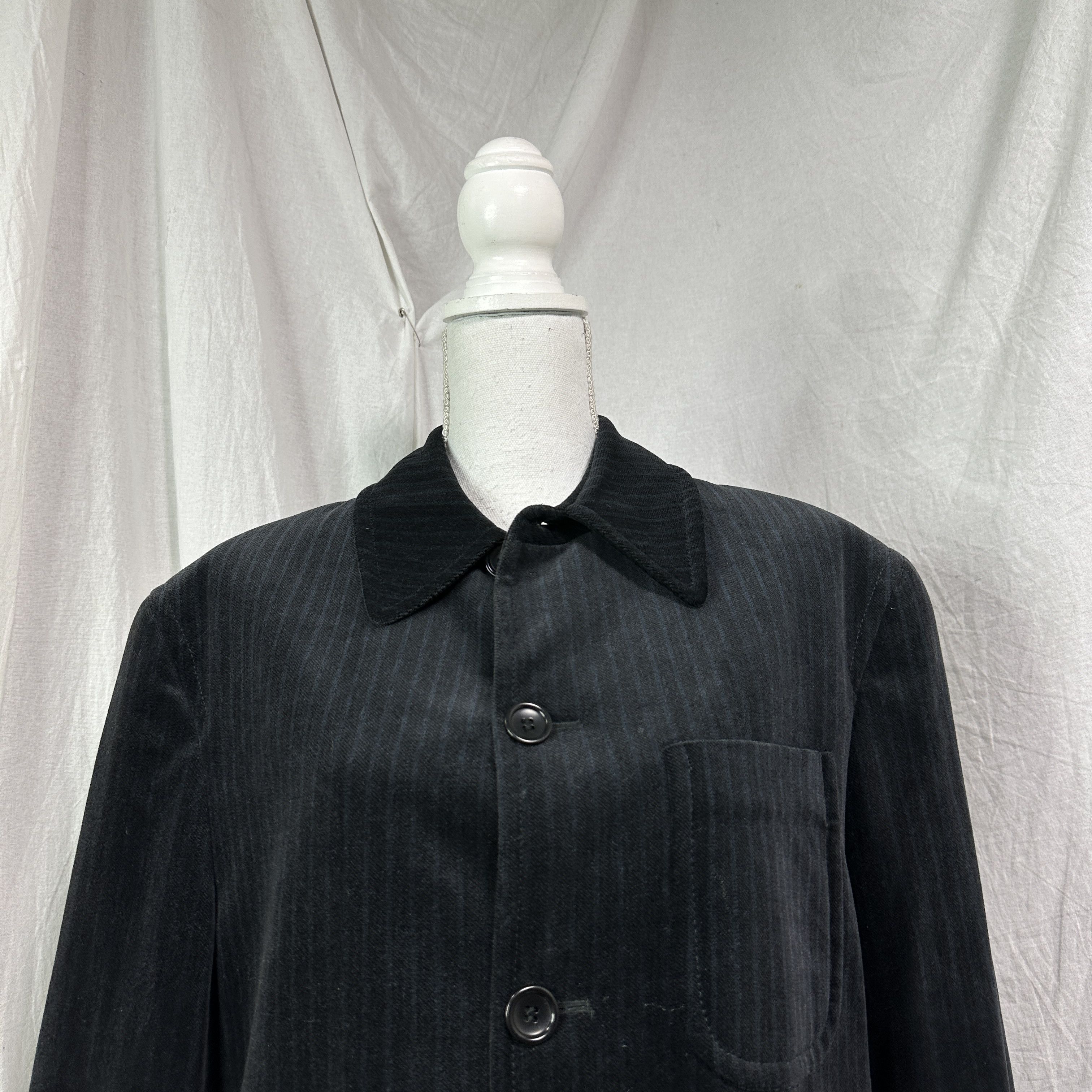 Kenzo Vintage Avant Garde Striped Velvet Kenzo Blazer Y2K Size L / US 10 / IT 46 - 8 Thumbnail