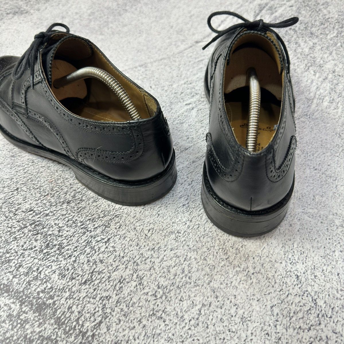 Borelli Mens Welted Black Brogues US11 UK10 EU44 29cm