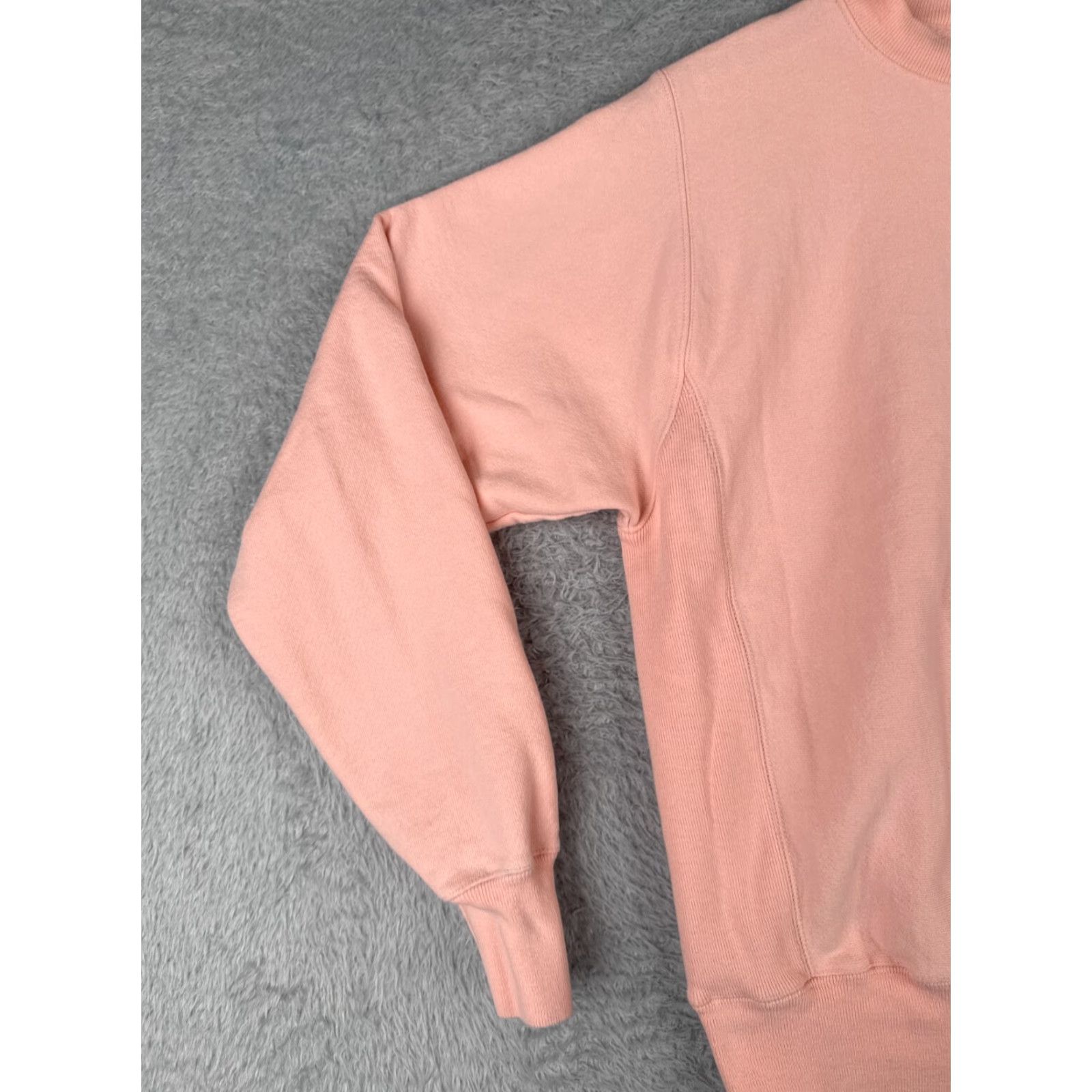 Champion Champion Sweatshirt Women Extra Smal Pink Reverse Weave Pullover Crew Size XS / US 0-2 / IT 36-38 - 3 Thumbnail