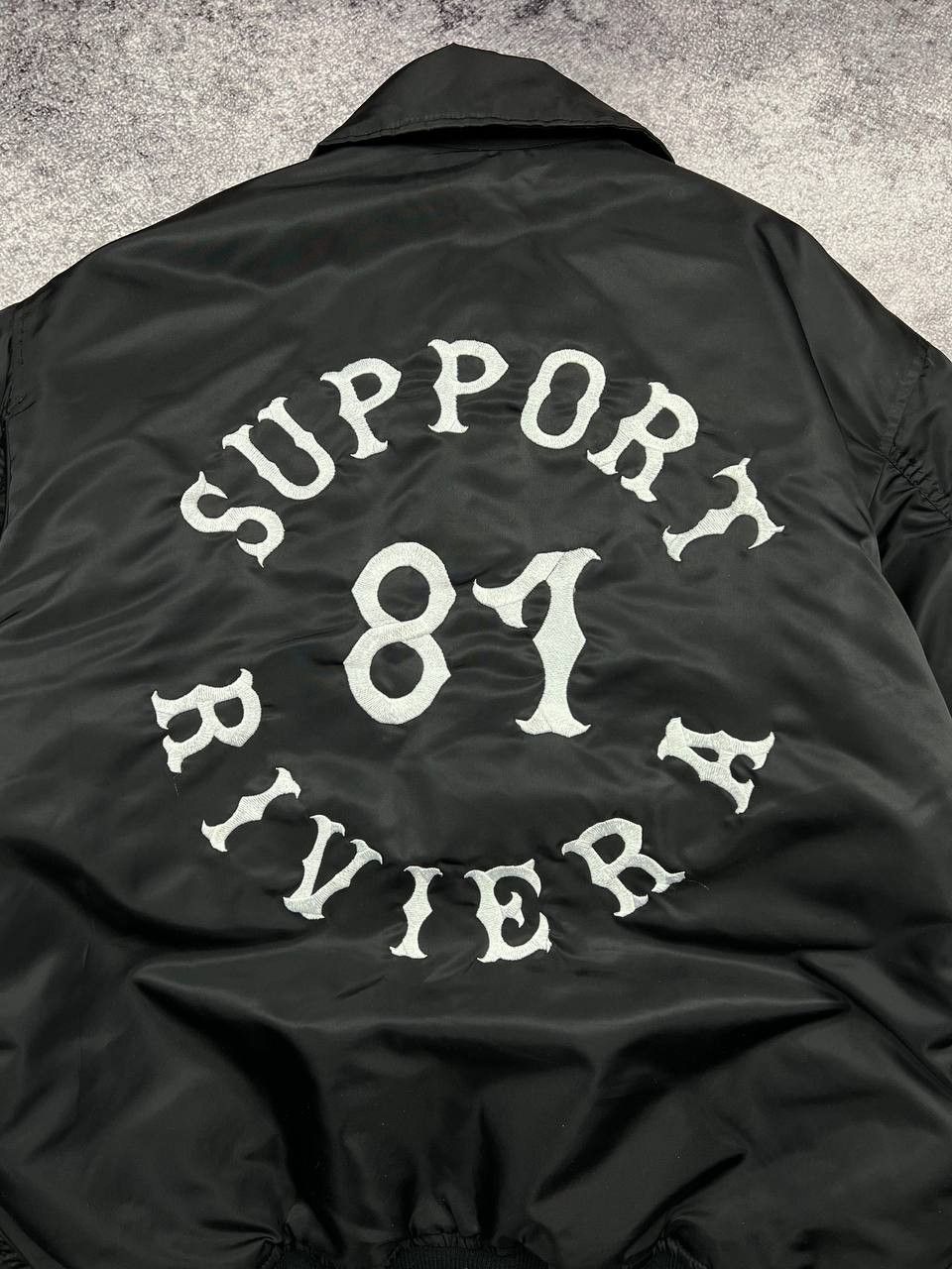 Vintage Vintage Bomber MA-1 Support Riviera 90S Streetwear Size US L / EU 52-54 / 3 - 11 Thumbnail
