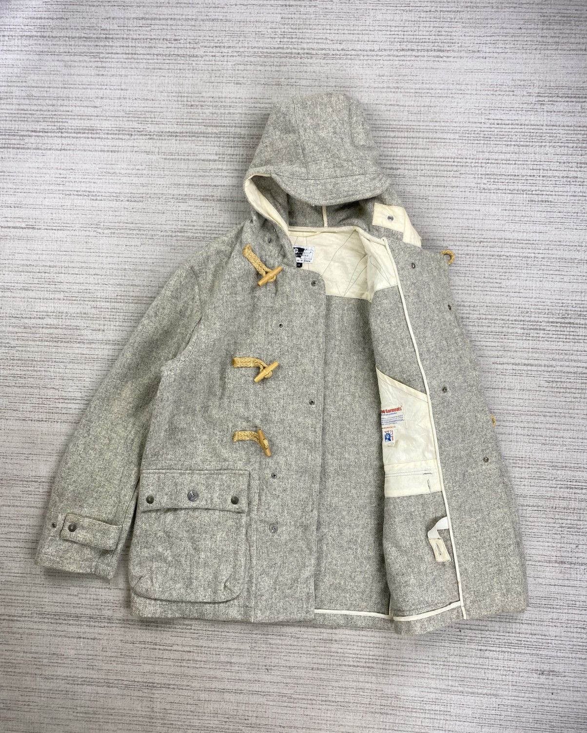 Engineered Garments 🔥STEAL VEngineered Garments Wool Duffle Coat Jacket Size US M / EU 48-50 / 2 - 6 Thumbnail