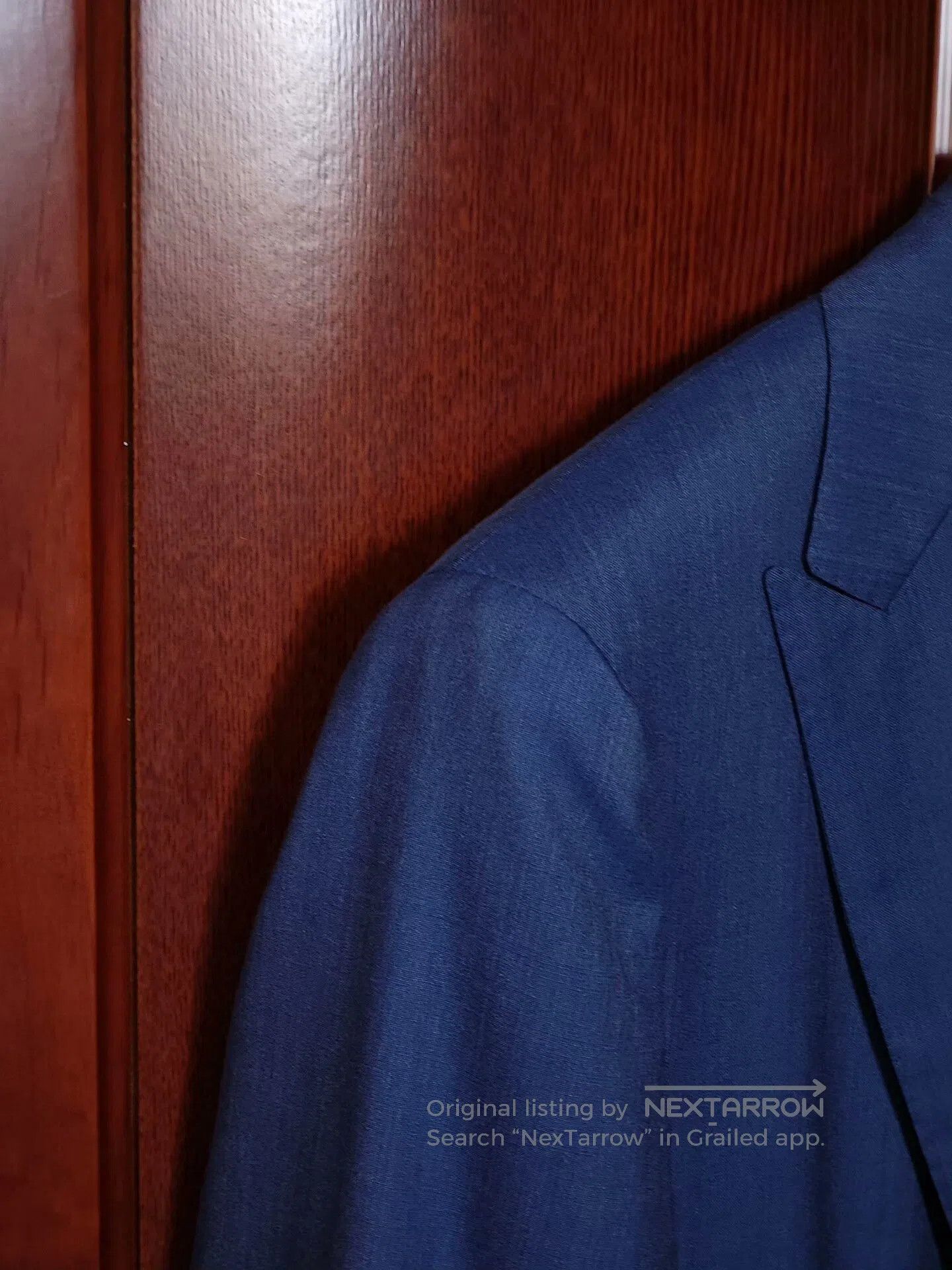 United Arrows Elegant Blue Wool Suit Jacket. Size US S / EU 44-46 / 1 - 3 Thumbnail