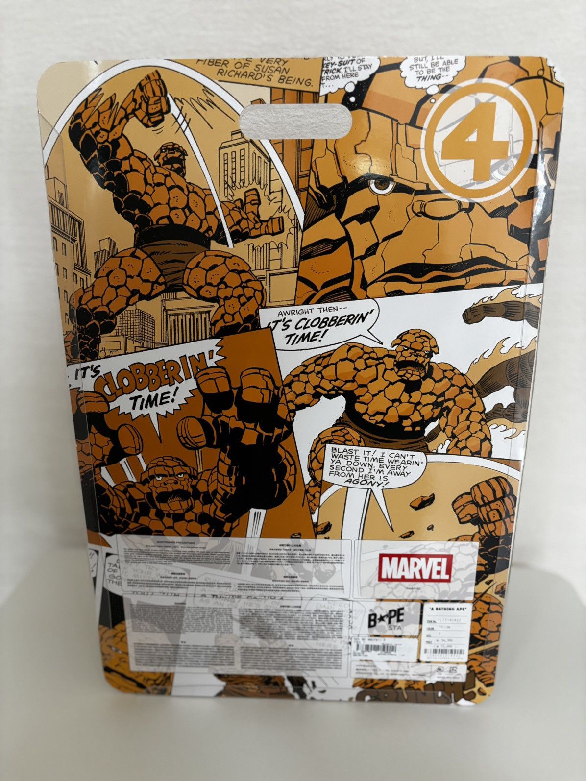Bape Authentic ape bape x marvel the thing bape sta new 7 Size US 7 / EU 40 - 6 Thumbnail