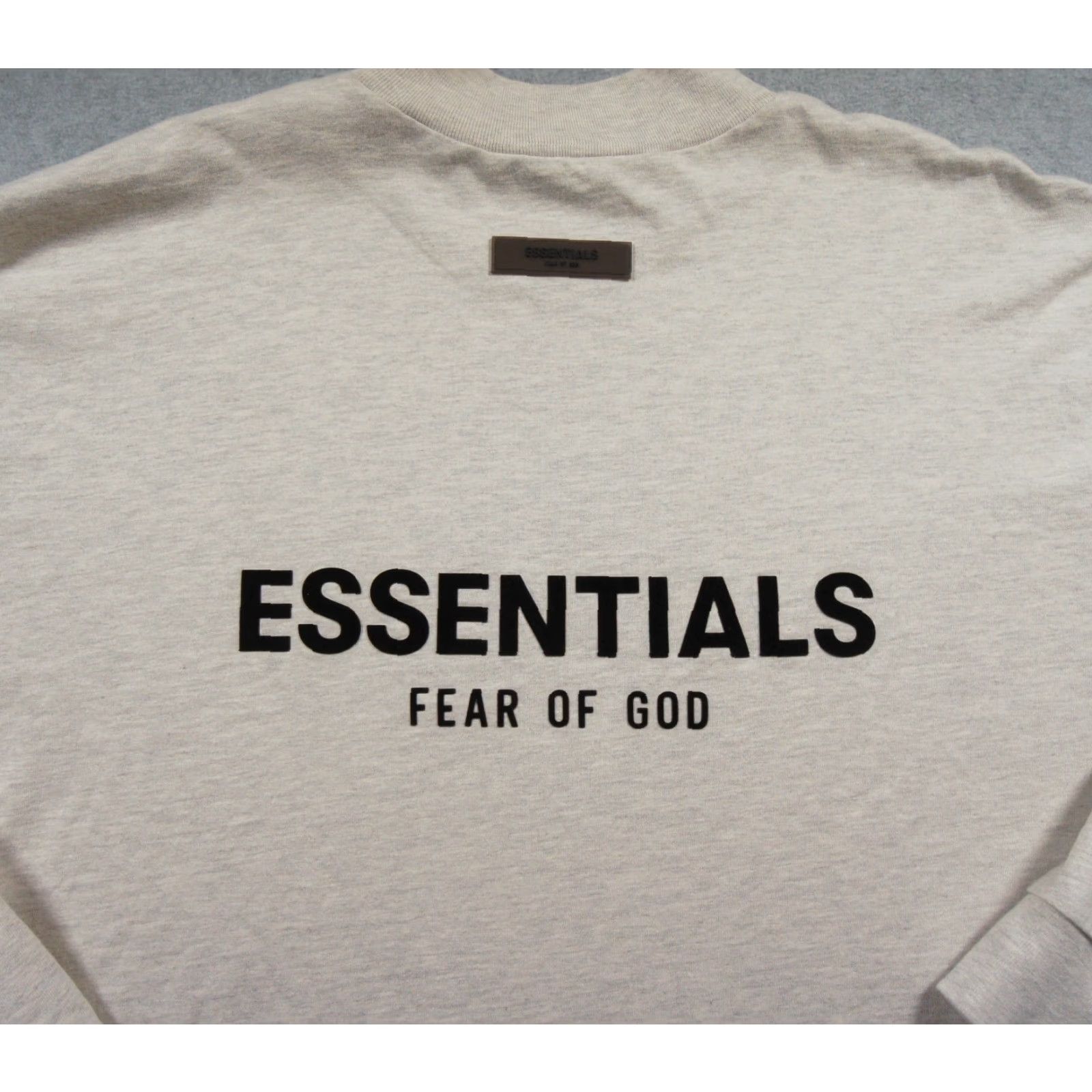 Fear of God Fear of God Essentials Shirt Mens Medium Gray Oversized Long Sleeve Mock Neck Size US M / EU 48-50 / 2 - 2 Thumbnail