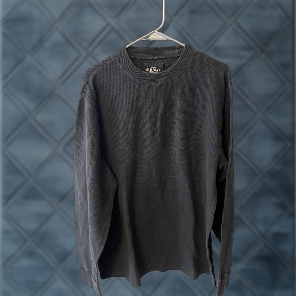 Old Navy Old Navy Black Crew Neck Lightweight Long Sleeve Sweater Mens Size Large Size US L / EU 52-54 / 3 - 1 Thumbnail
