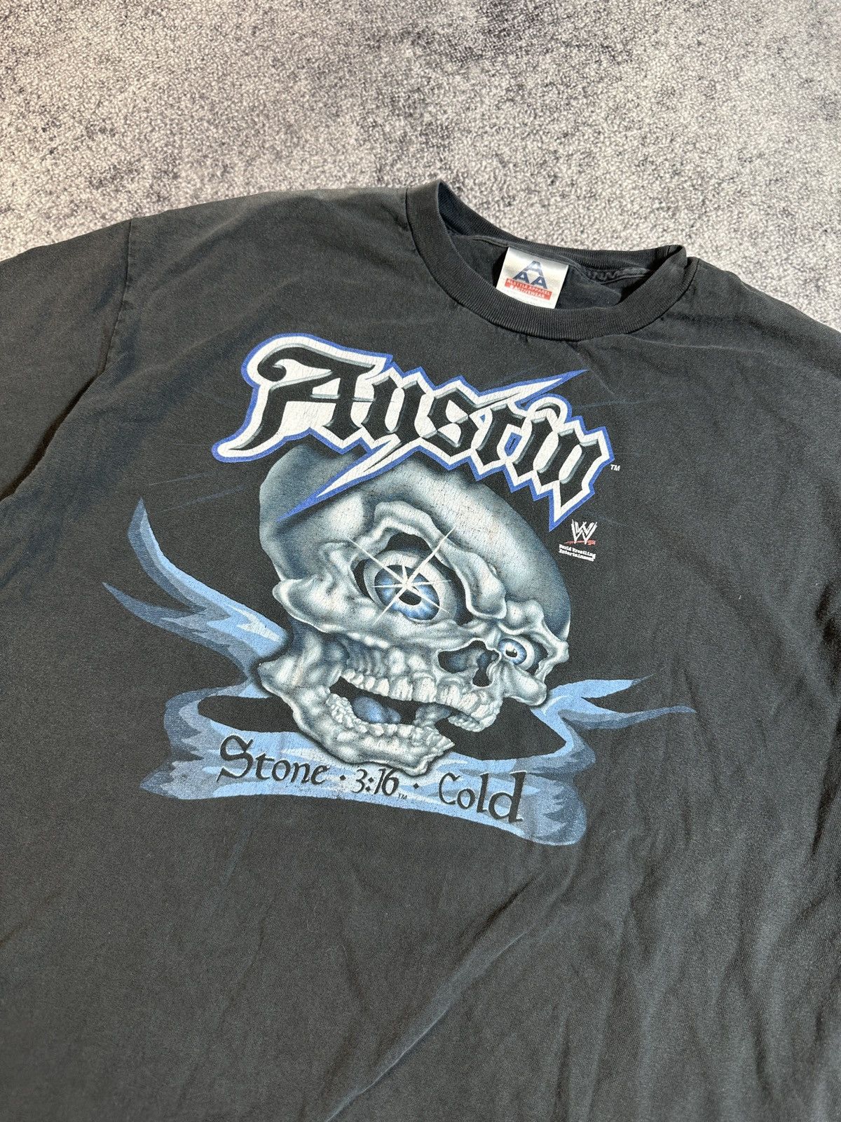 Vintage × WWE WWE Steve Austin 2003 Cold Skulls T-shirt USA Resling XL VTg Size US XL / EU 56 / 4 - 2 Thumbnail
