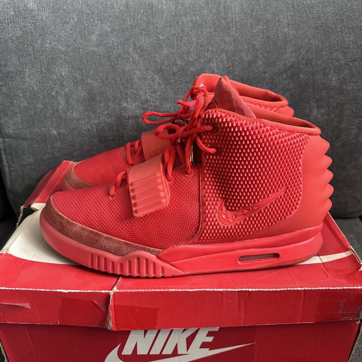 Kanye West × Nike × Yeezy Nike Air Yeezy 2 Red October Size US 13 / EU 46 - 1 Thumbnail