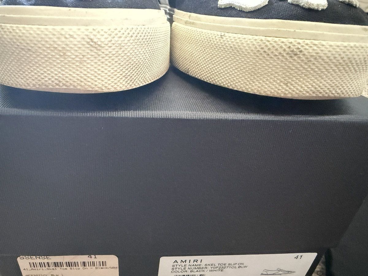 Amiri Skel Toe Slip On Size US 8 / EU 41 - 7 Thumbnail