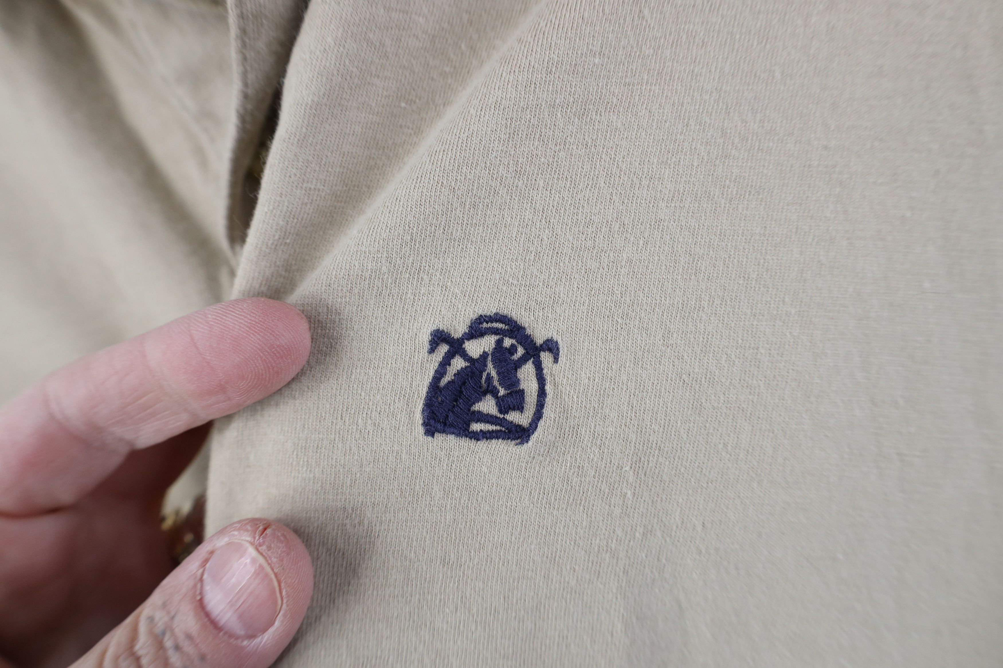 Ralph Lauren Vintage 70s Chaps Ralph Lauren Horse Crest Collared Polo Size US L / EU 52-54 / 3 - 4 Thumbnail