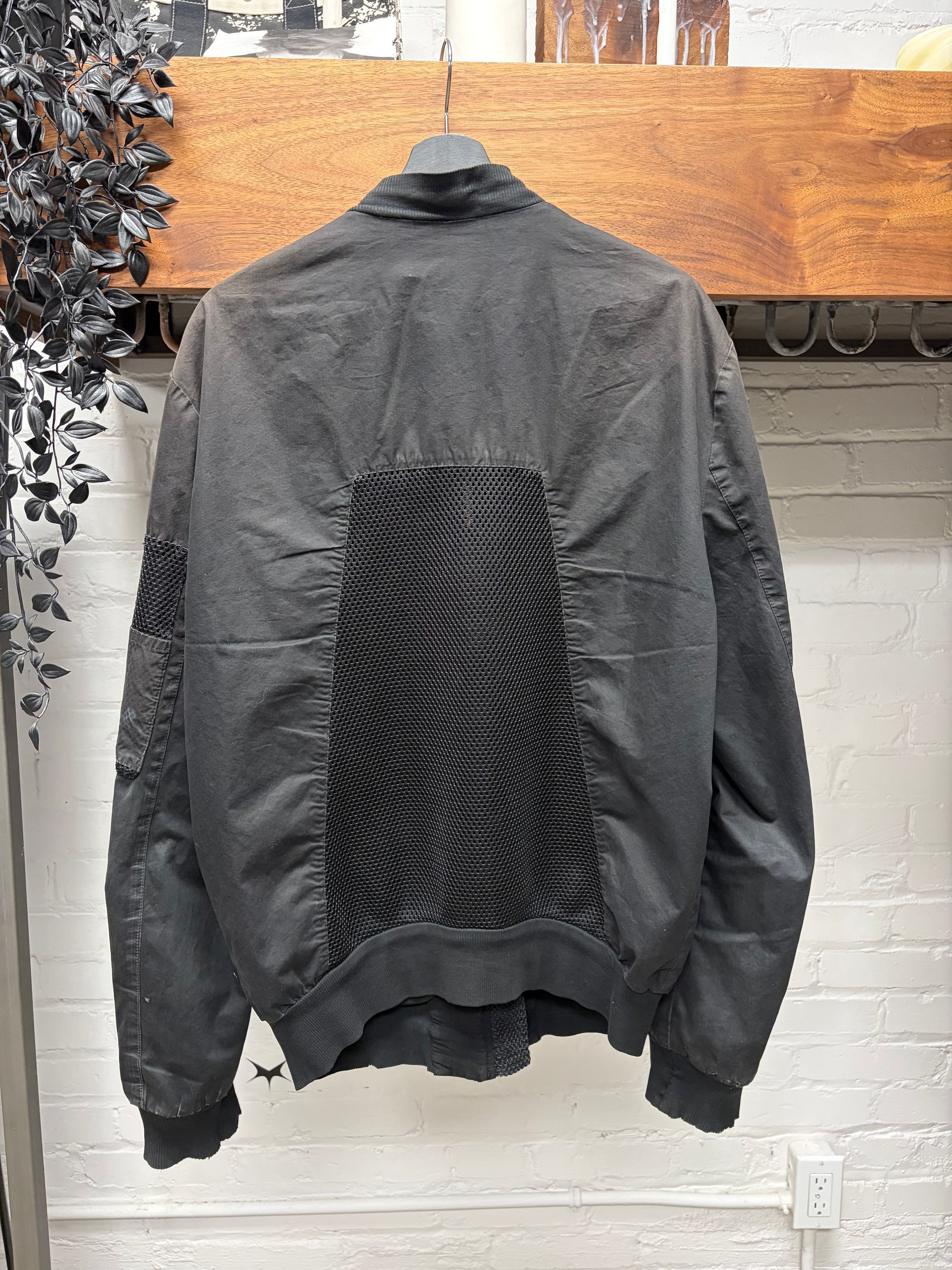 Damir Doma Damir Doma Black Mesh Back Lightweight Bomber Jacket Size US L / EU 52-54 / 3 - 4 Thumbnail