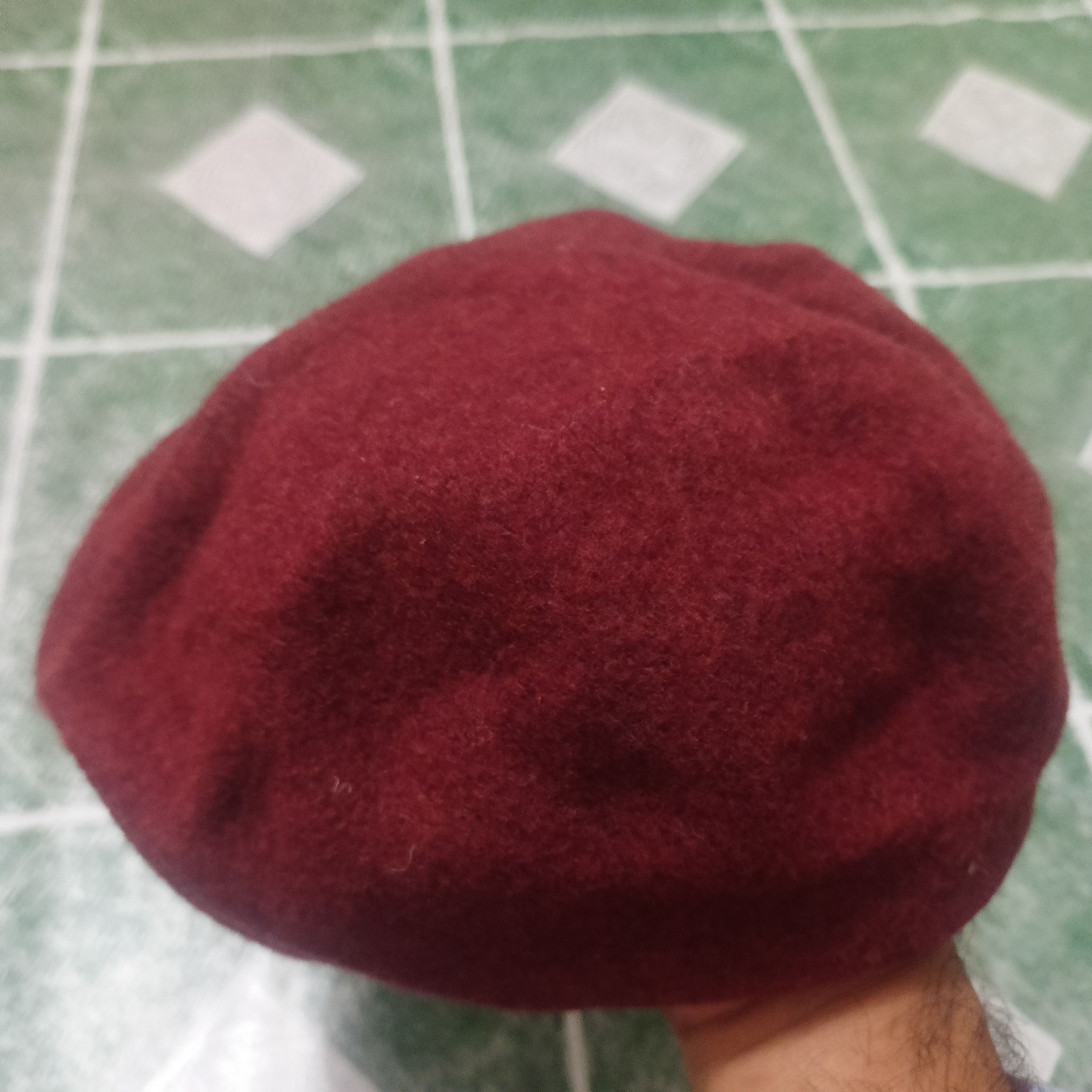 CA4LA Casira Ca4La Beret Hat Wool Maroon Size ONE SIZE - 2 Thumbnail