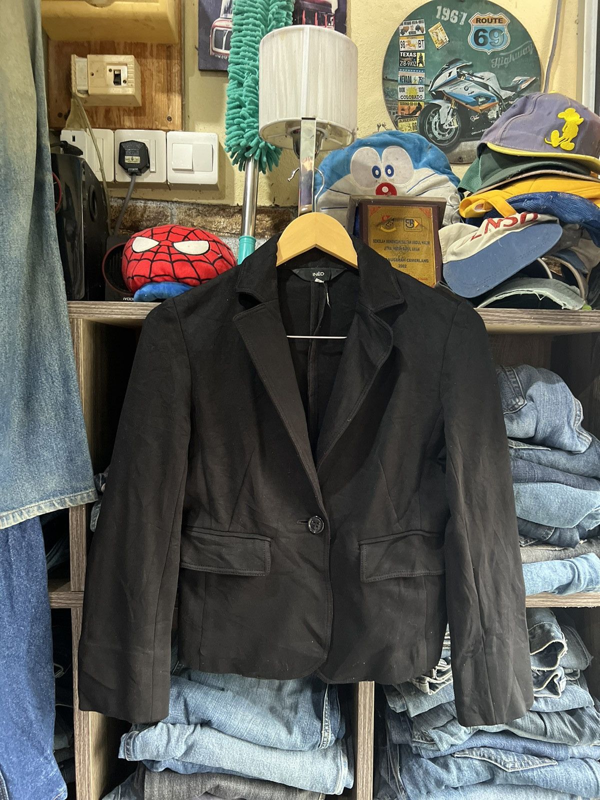 Yohji Yamamoto 🔥Inéd by Yohji Yamamoto Stretchable Blazer Size XS / US 0-2 / IT 36-38 - 1 Thumbnail