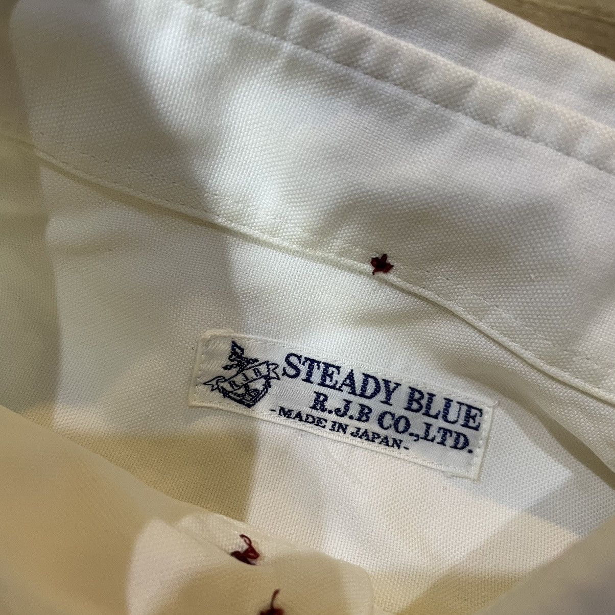 Japanese Brand × The Flat Head R.J.B by the flat head white shirt Size US S / EU 44-46 / 1 - 4 Thumbnail