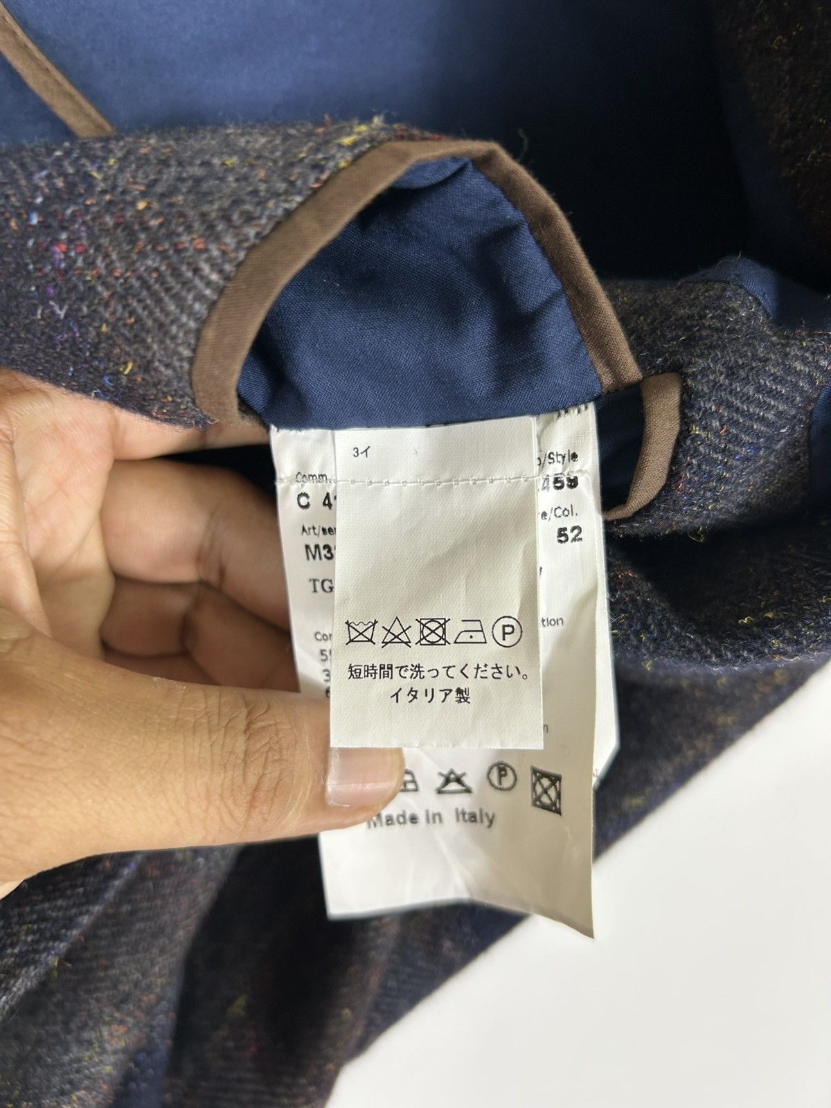 Designer 🔥51 CINQUANTUNO Italian Wool Luxury Flannel Sport Coat Size US M / EU 48-50 / 2 - 12 Thumbnail