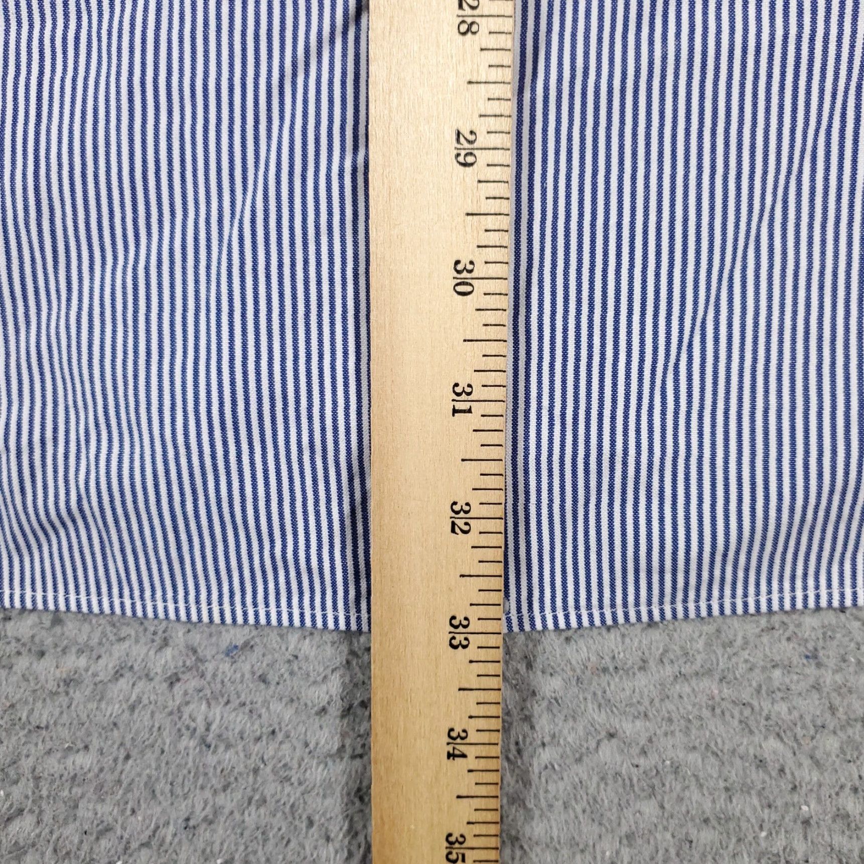 Tommy Hilfiger Tommy Hilfiger Shirt Mens XL Blue Striped Button-Up Long Sleeve Casual Classic Size US XL / EU 56 / 4 - 7 Thumbnail