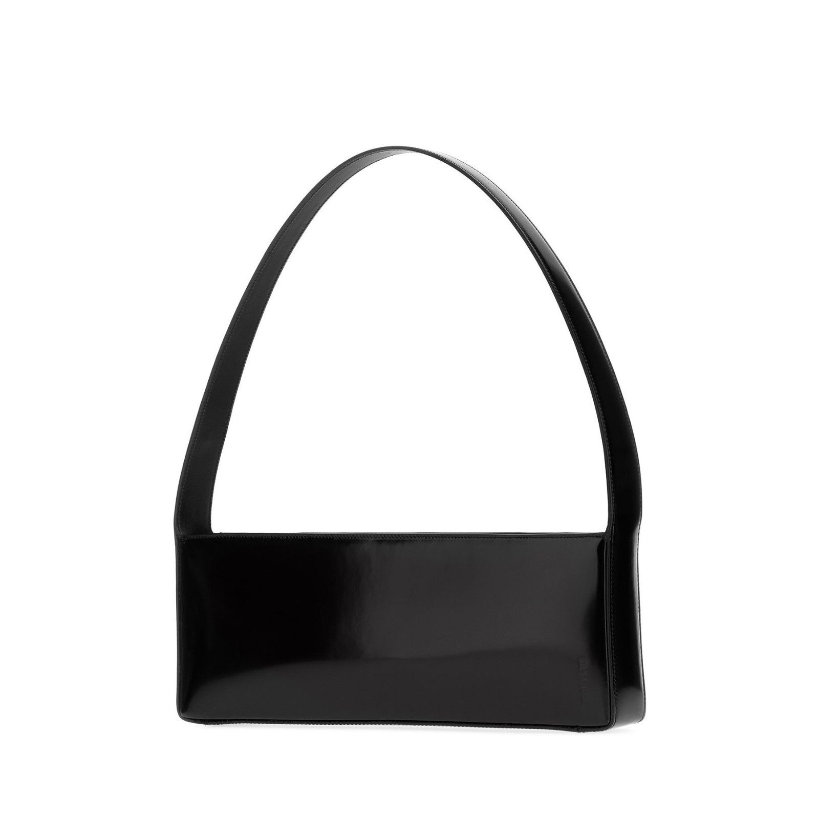 Jil Sander JIL SANDER Black Monolith East West Shoulder Bag New & Authe Size ONE SIZE - 2 Thumbnail