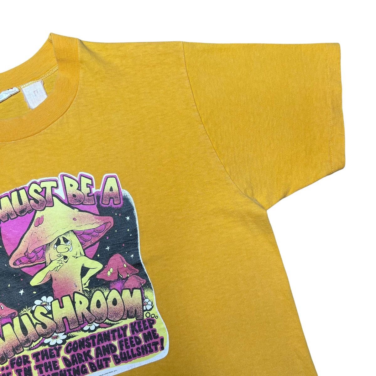 Other Vintage 70s I Must Be A Mushroom Magic Mushroom Graphic Tee Size US L / EU 52-54 / 3 - 6 Thumbnail
