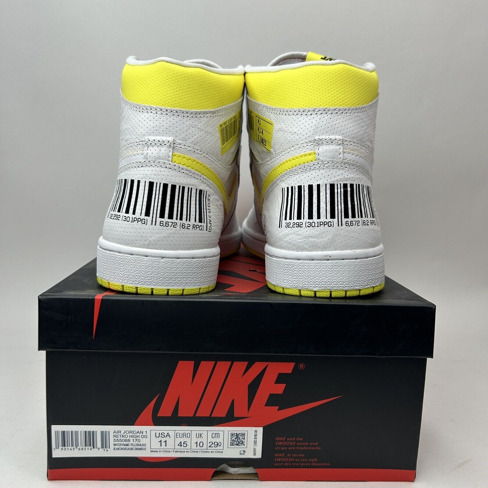 Jordan Brand Nike Air Jordan 1 Retro High OG “First Class Flight” 2023 Size US 11 / EU 44 - 4 Thumbnail