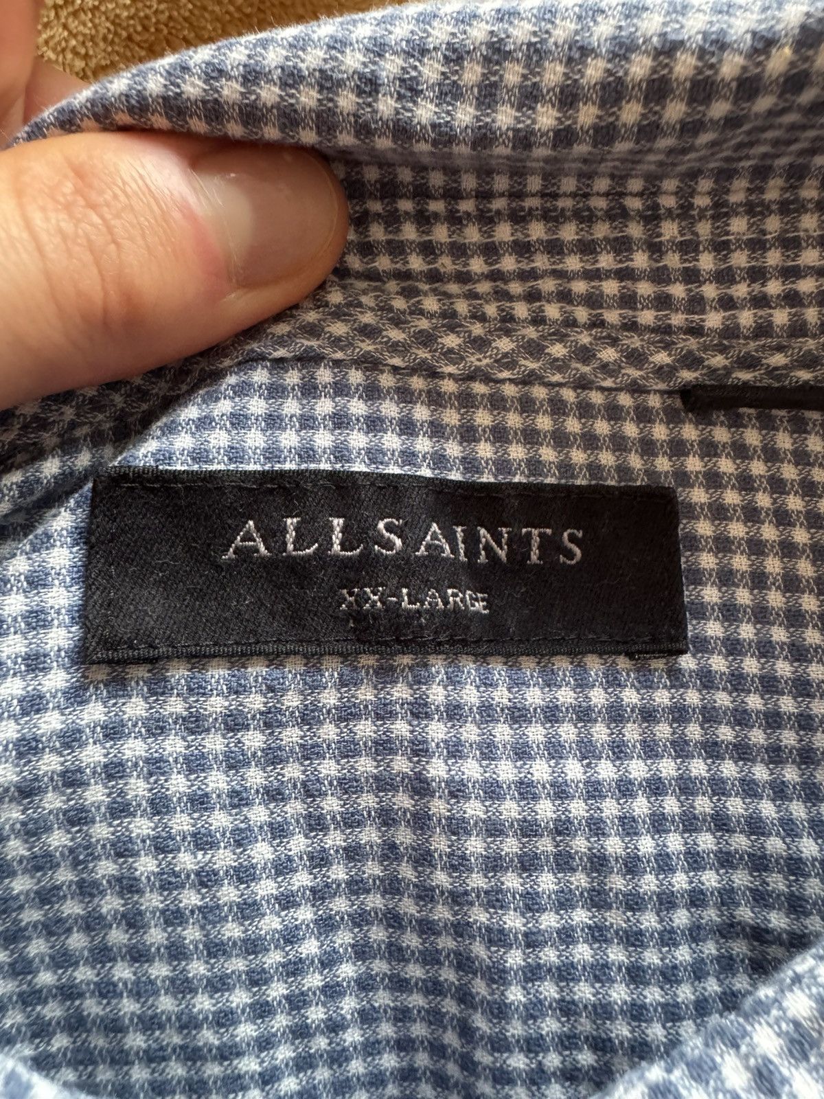 Allsaints ALLSAINTS VINTAGE QUALITY CLASSIC BUTTON UP SHIRT Size US XL / EU 56 / 4 - 3 Thumbnail