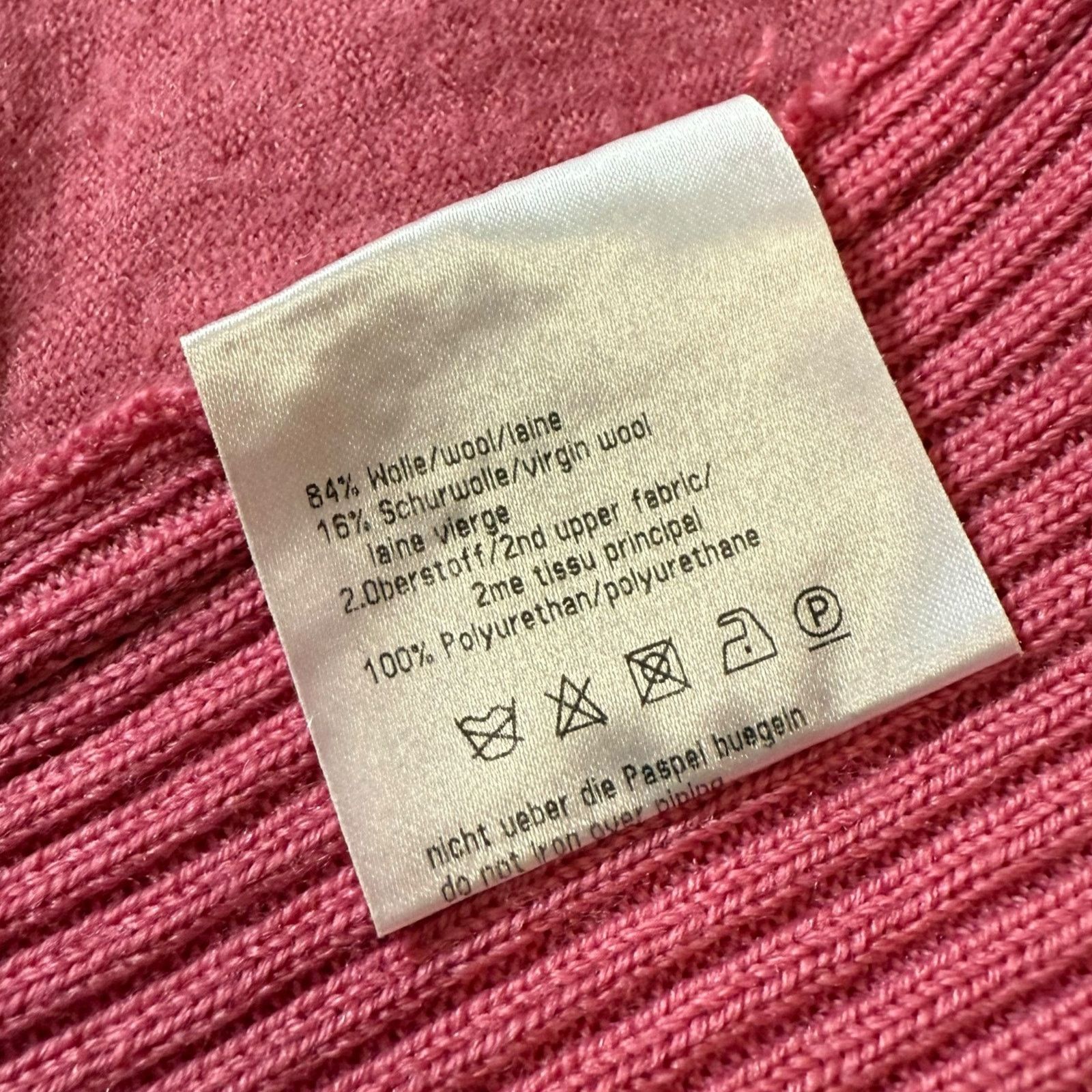 Other Basler Black Label Wool Jacket Zip Up Pink Gray Trim Size 44 Size XL / US 12-14 / IT 48-50 - 5 Thumbnail