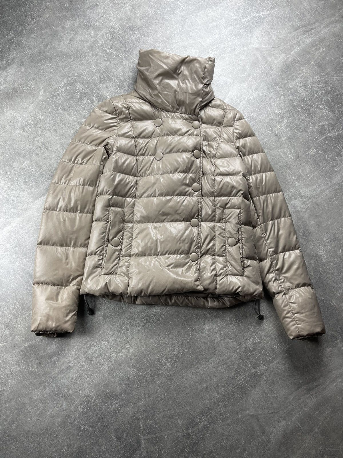 Duvetica Duvetica Lightweight Down Puffer Jacket Taupe Beige Size M / US 6-8 / IT 42-44 - 3 Thumbnail