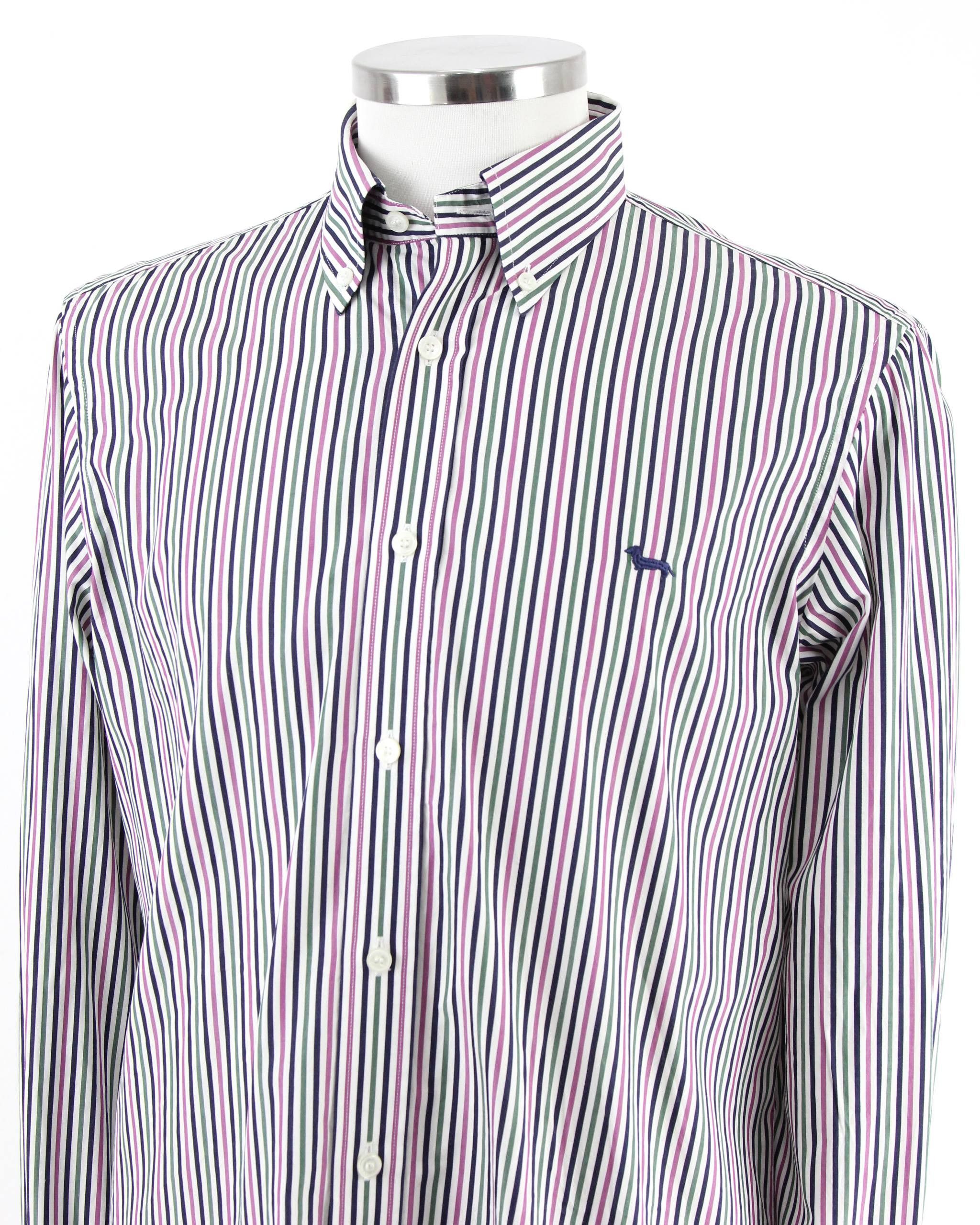 Harmont & Blaine HARMONT&BLAINE Striped shirt with logo Size US XL / EU 56 / 4 - 4 Thumbnail