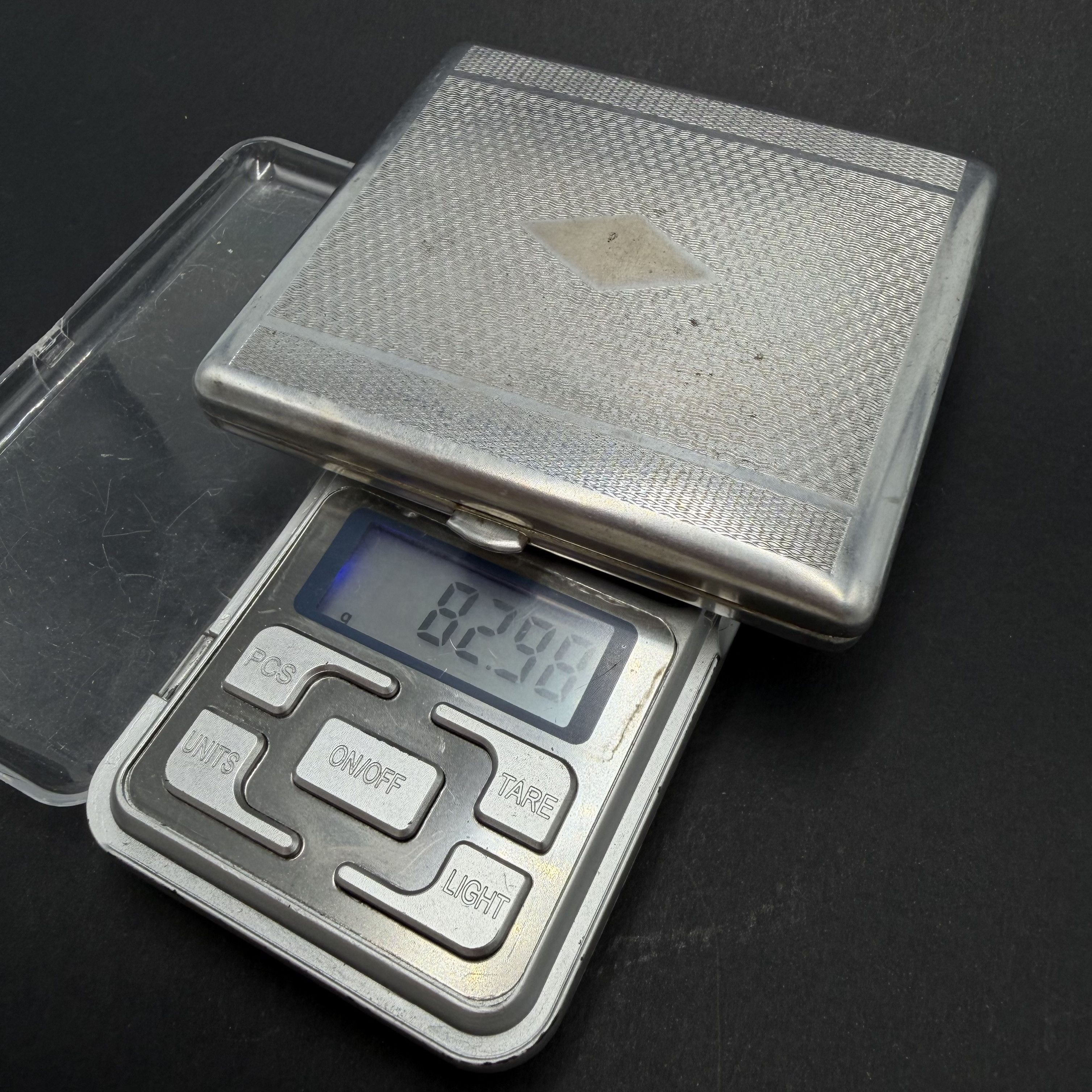 Vintage Vintage Guilloche Cigarette Case Silver Tone Metal Case Size ONE SIZE - 9 Thumbnail