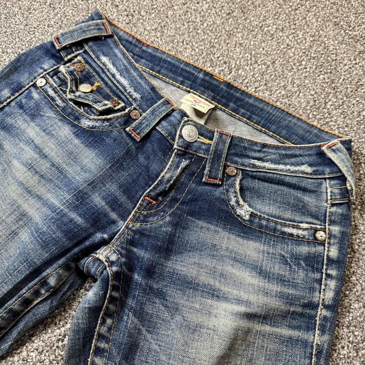 Hysteric Glamour 🔥🇺🇸 Vintage Crazy Flared True Religion Denim Size US 28 / EU 44 - 3 Thumbnail