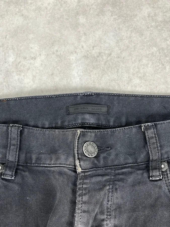 Prada SS2011 Prada Black Slim Denim Jeans Size US 31 - 10 Thumbnail