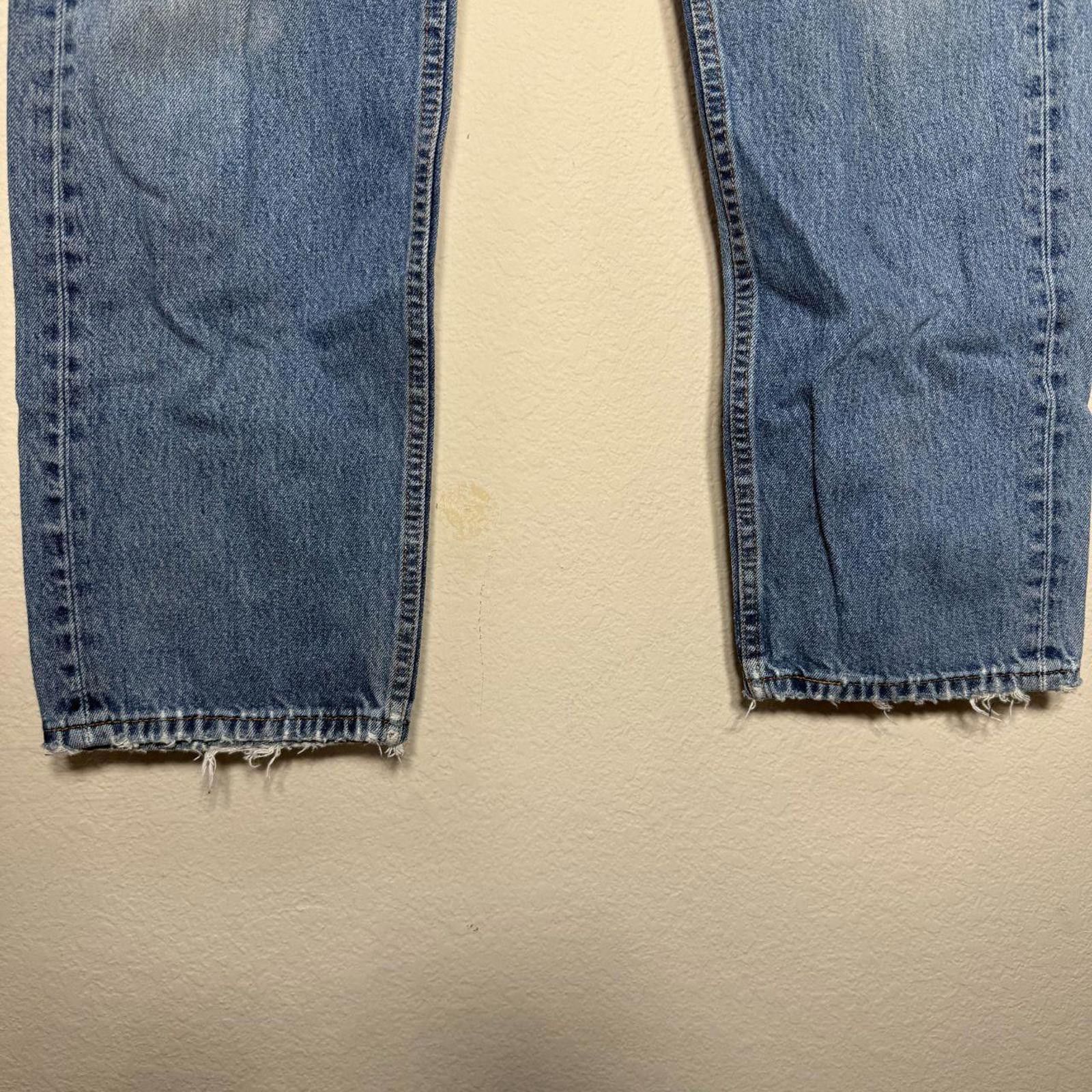 Levi's Levis 505 Jeans Men's 36x29 Blue Size US 36 / EU 52 - 4 Thumbnail