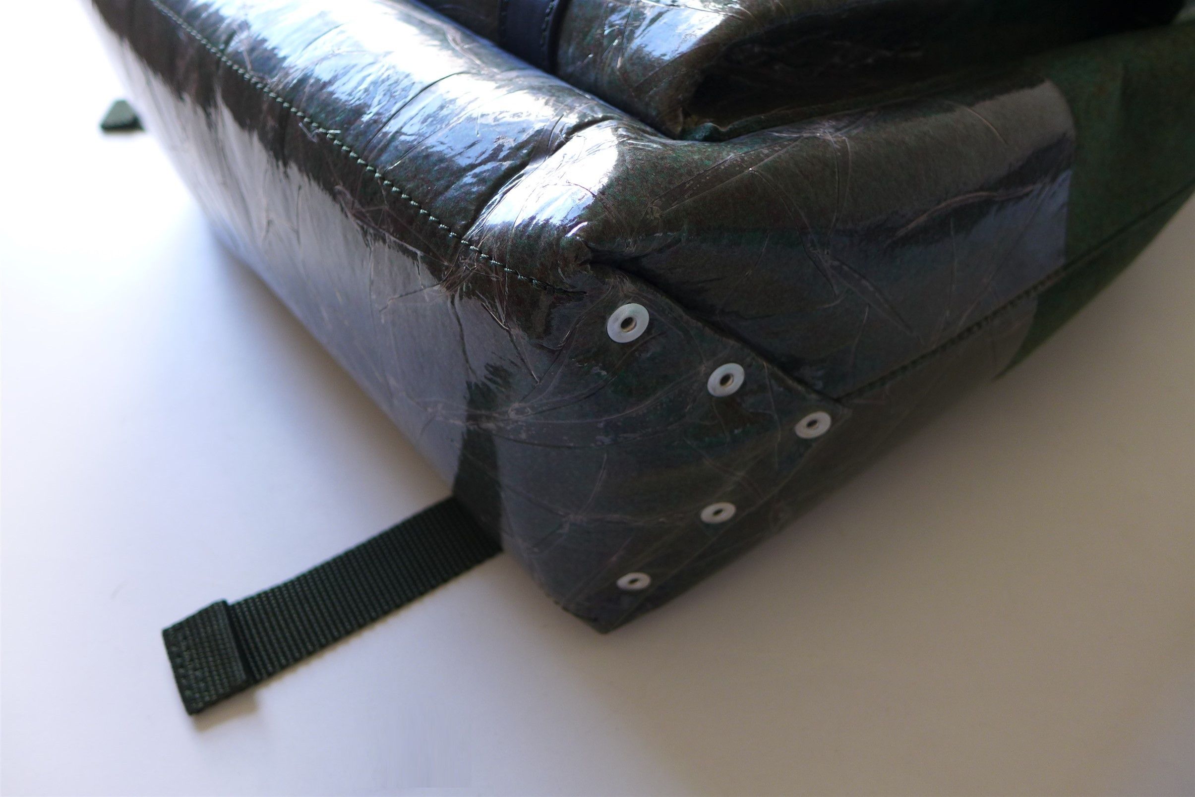 Maison Margiela Margiela FW21 Backpack - Green Felt & Calf Leather Size ONE SIZE - 8 Thumbnail