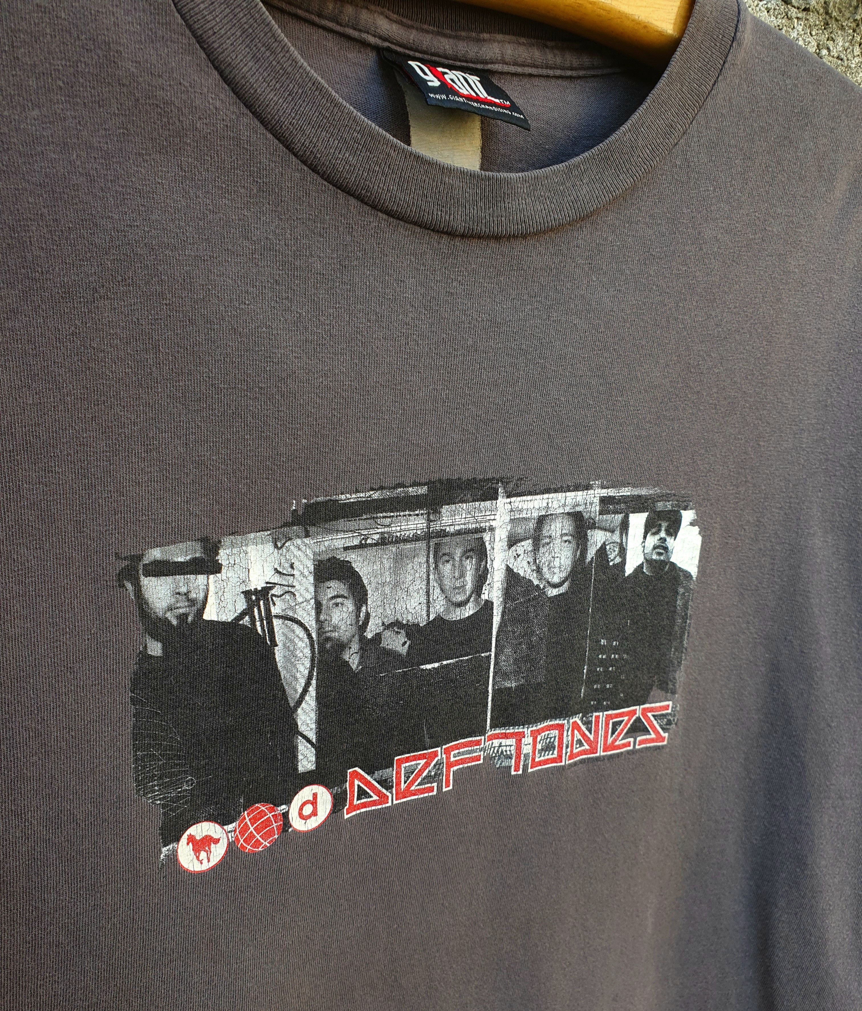 Band Tees × Giant × Vintage 🔥 OG DEFTONES White Pony Promo Tour 2000 TShirt Size US XL / EU 56 / 4 - 5 Thumbnail