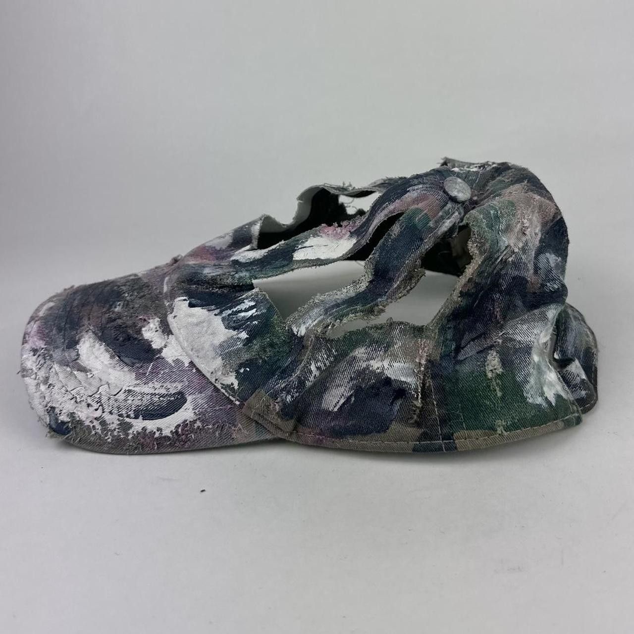 Other ASTROBOI* 'MM6' Brown & White Deconstructed Camouflage Hat Size ONE SIZE - 4 Thumbnail