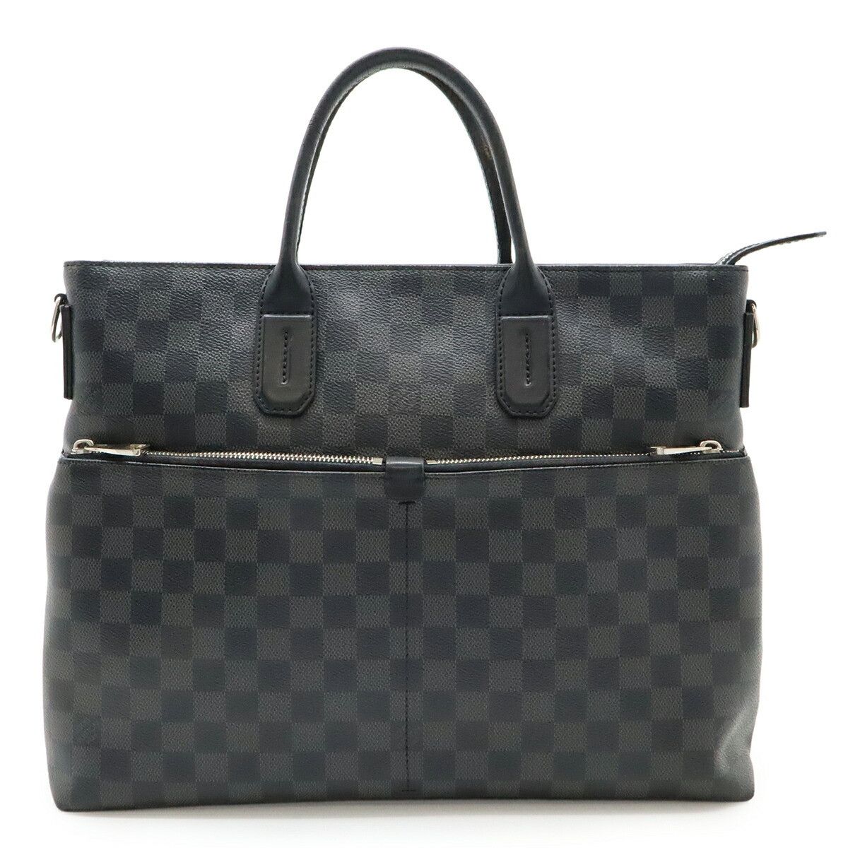 Louis Vuitton Louis Vuitton Damier Graphite Briefcase Textile Business Bag N41564 DUTY FREE for USA
